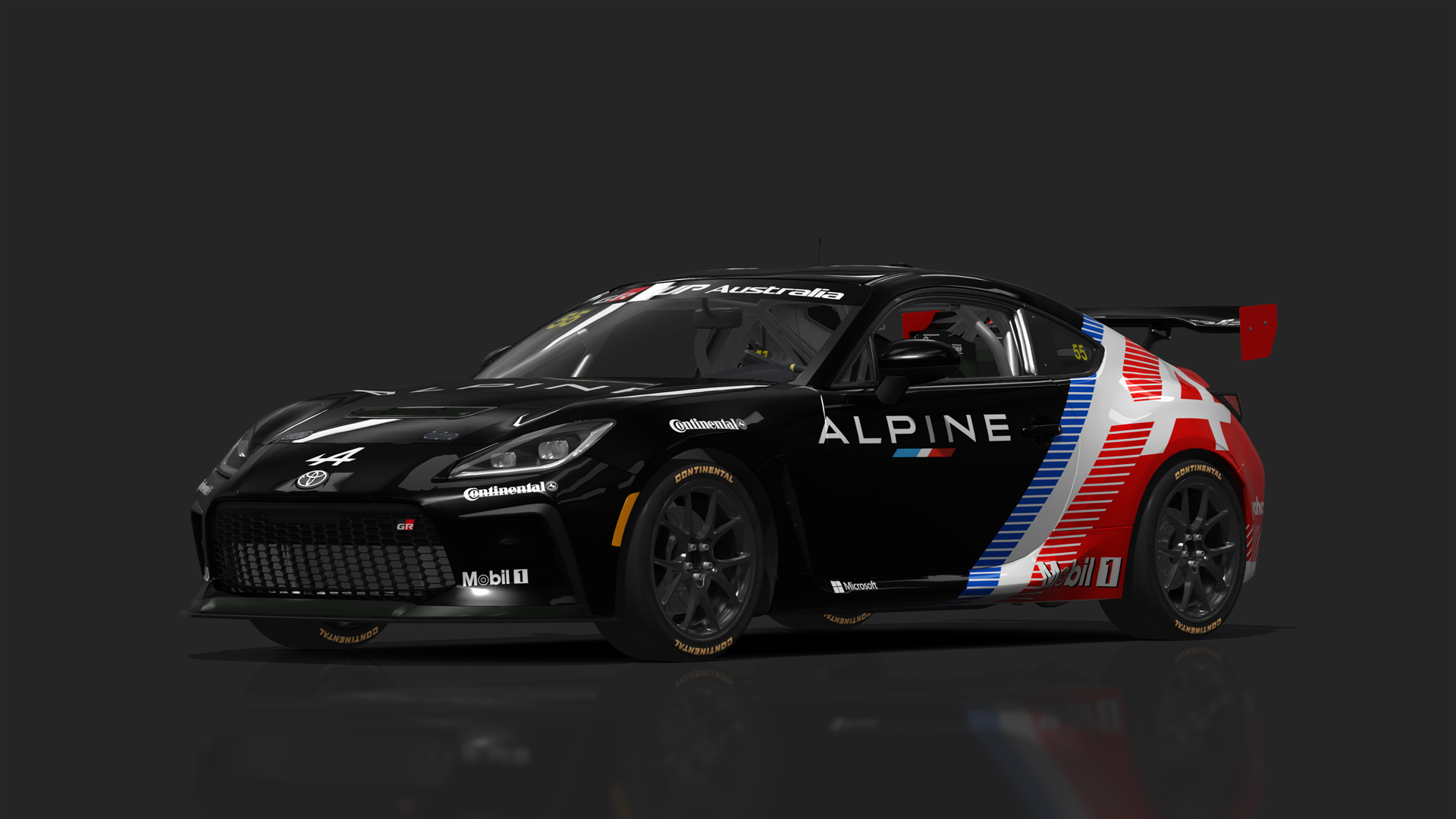 Toyota GR86 Cup, skin GR86OZ_AlpineTest