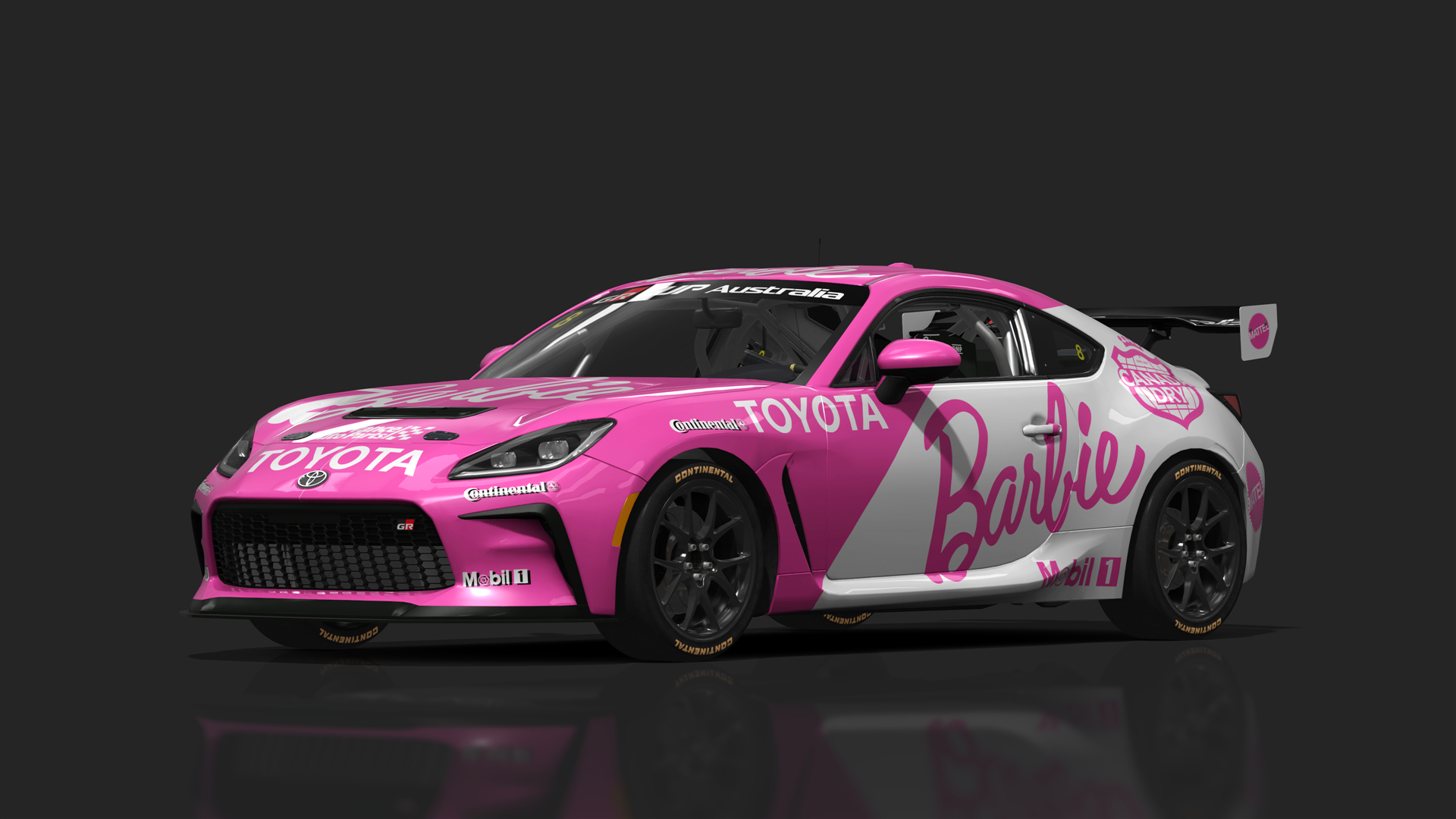 Toyota GR86 Cup, skin GR86OZ_Barbie