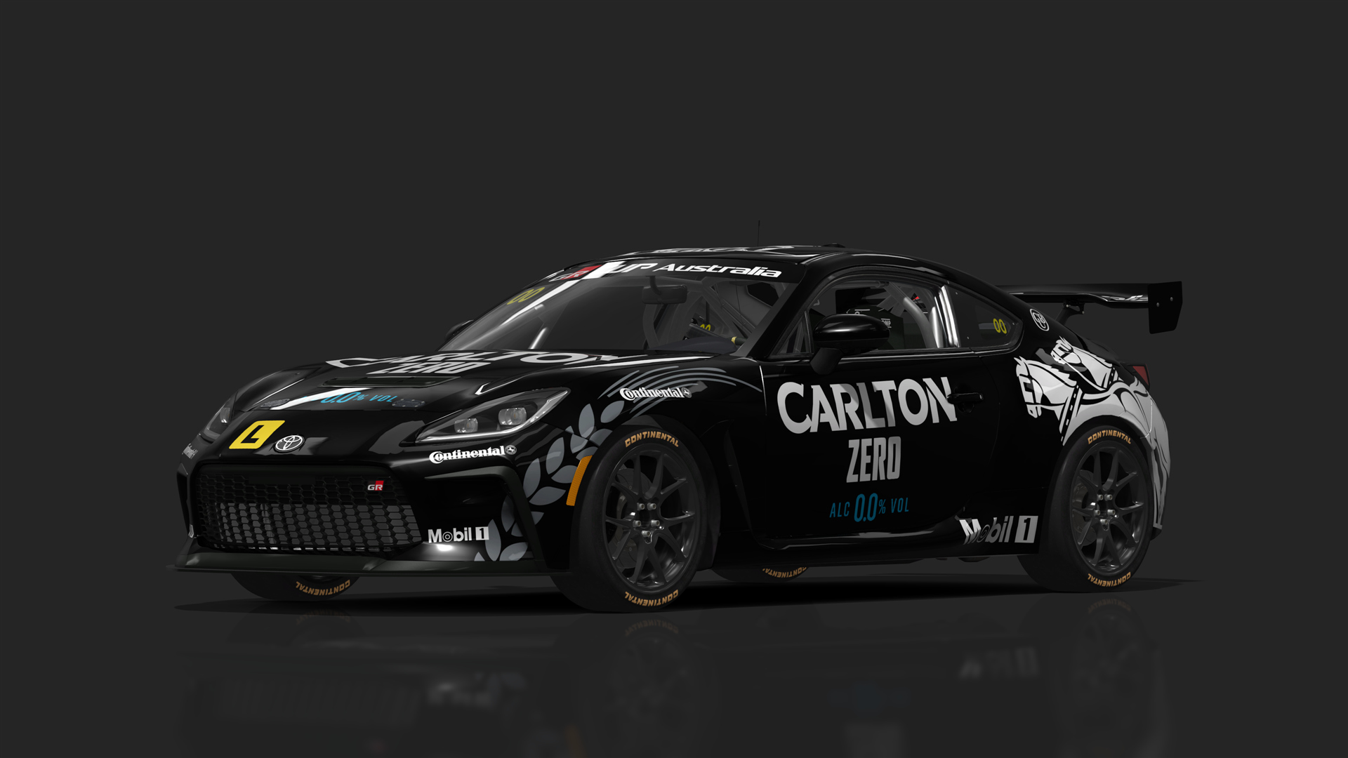 Toyota GR86 Cup, skin GR86OZ_Carlton_Zero