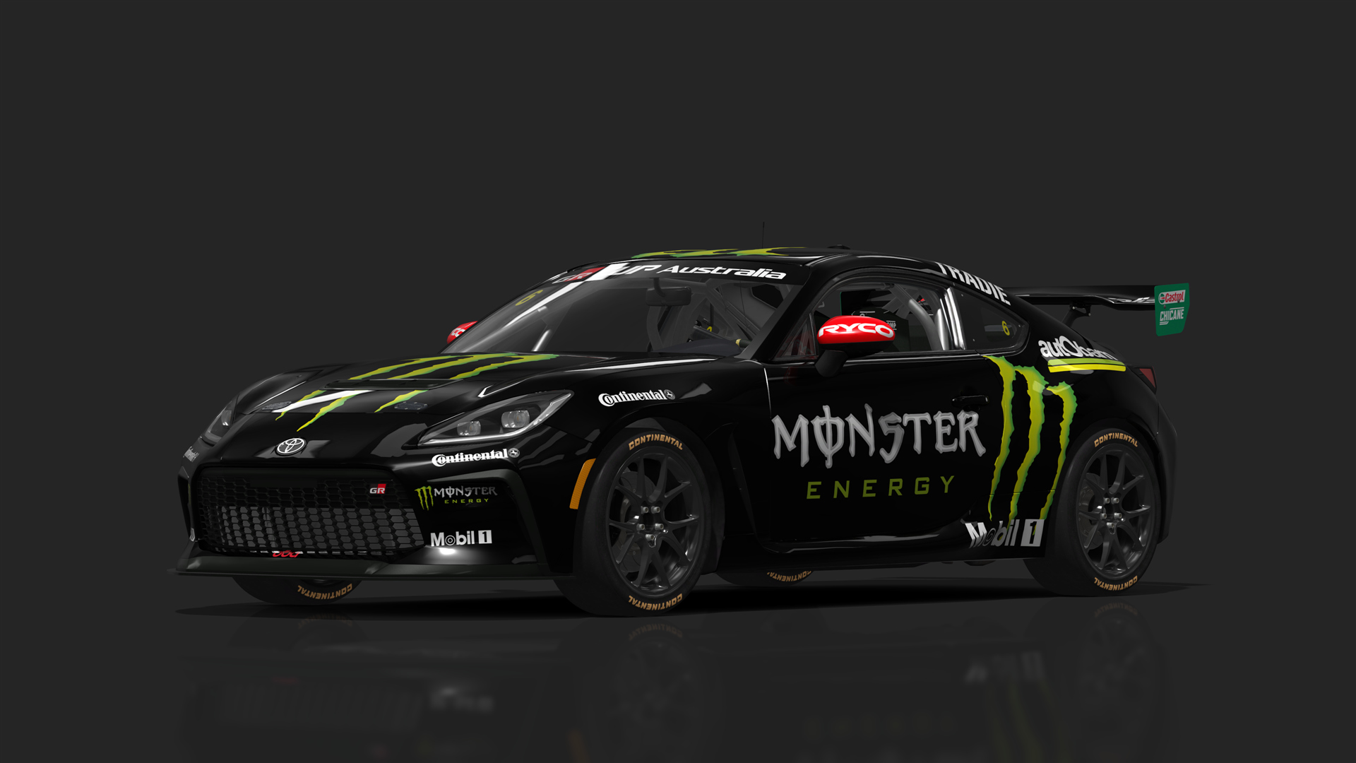 Toyota GR86 Cup, skin GR86OZ_MonsterEnergy