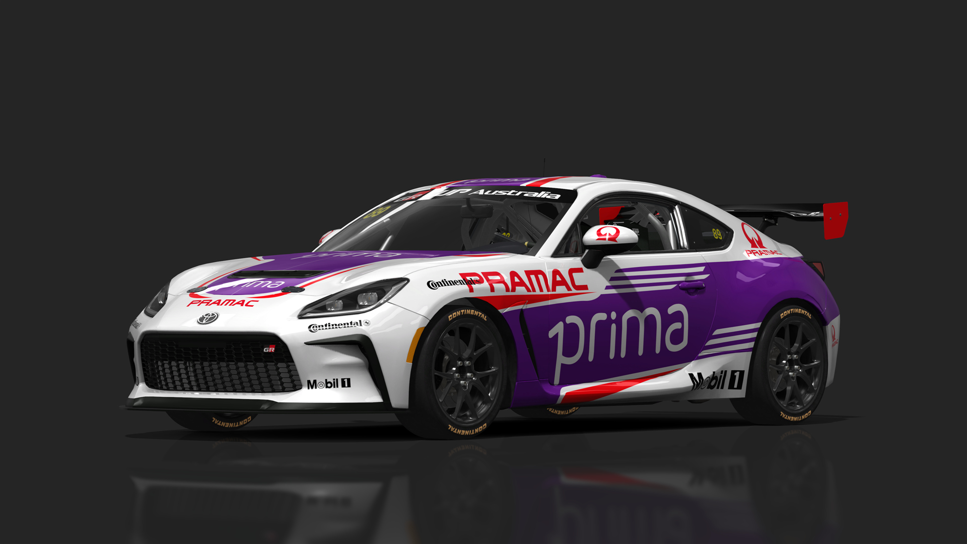 Toyota GR86 Cup, skin GR86OZ_Pramac
