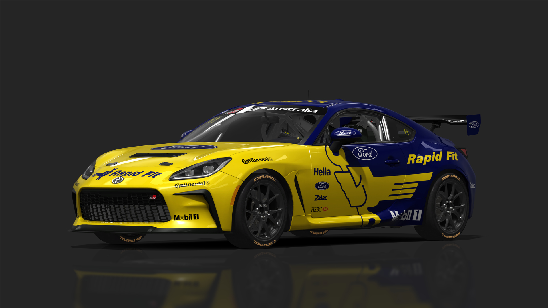 Toyota GR86 Cup, skin GR86OZ_RapidFit