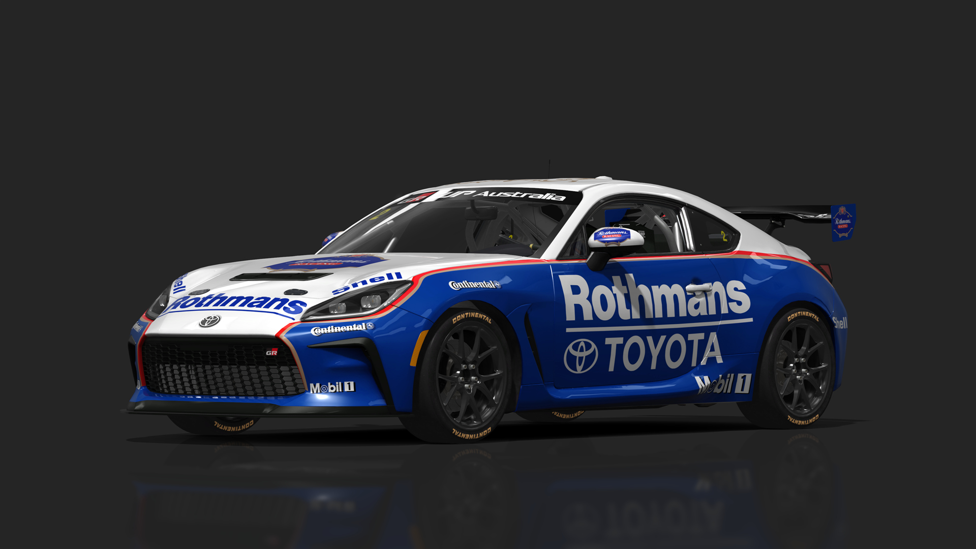 Toyota GR86 Cup, skin GR86OZ_Rothmans