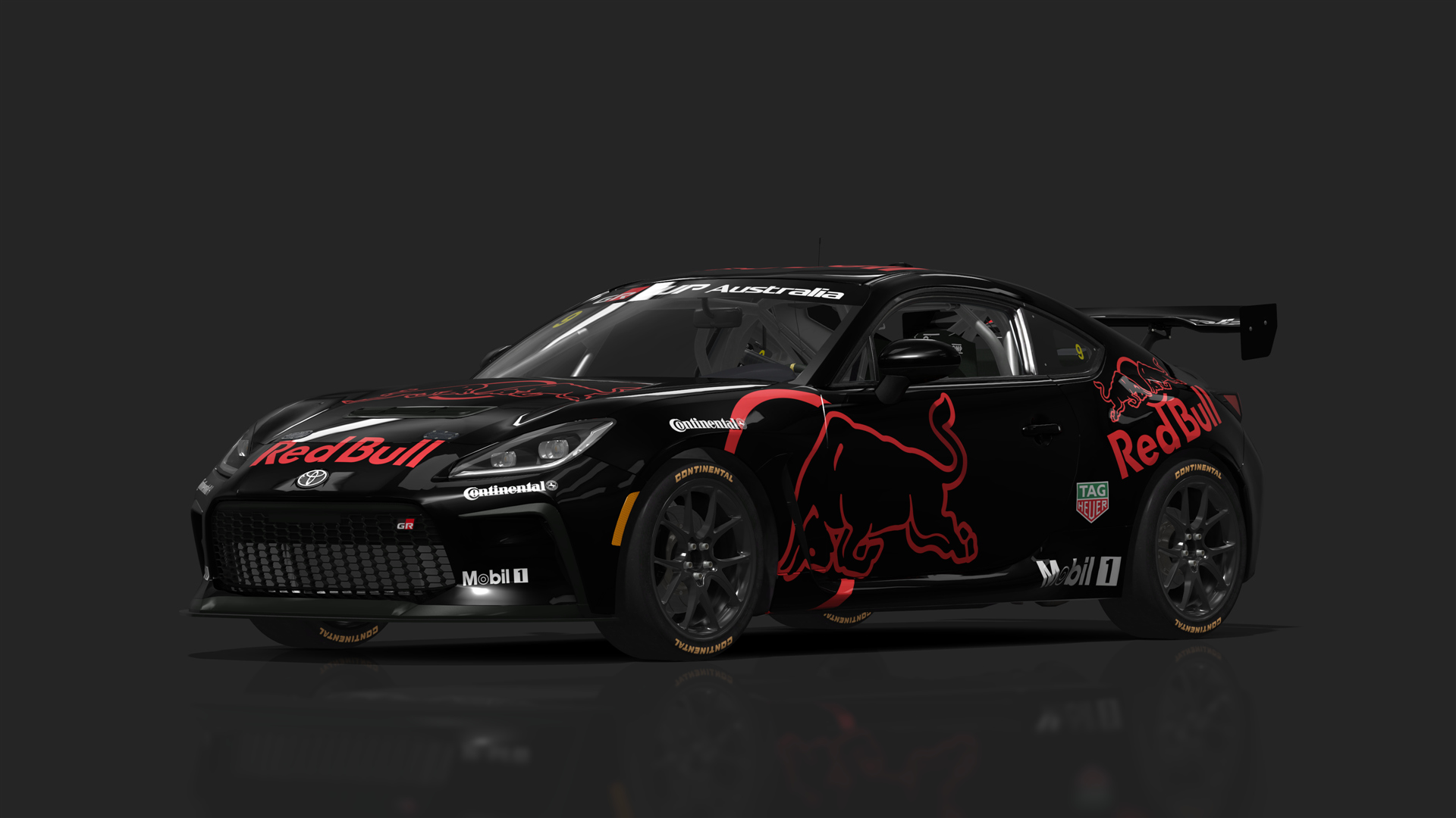 Toyota GR86 Cup, skin GR86OZ_StealthBull_Black