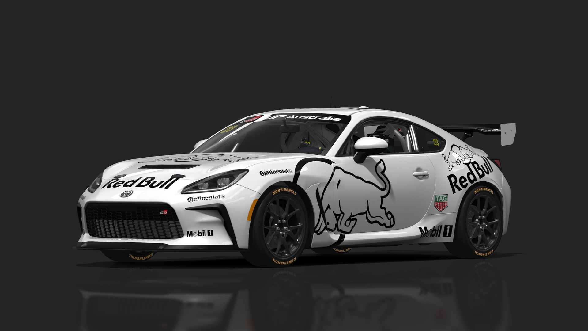 Toyota GR86 Cup, skin GR86OZ_StealthBull_Sketch