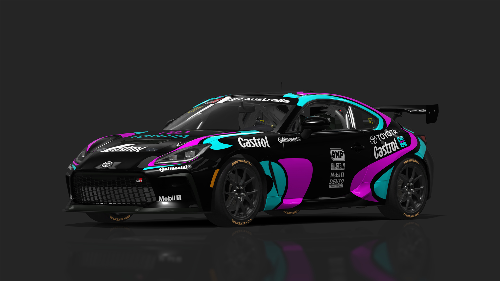 Toyota GR86 Cup, skin GR86OZ_TOMS_Castrol_Night