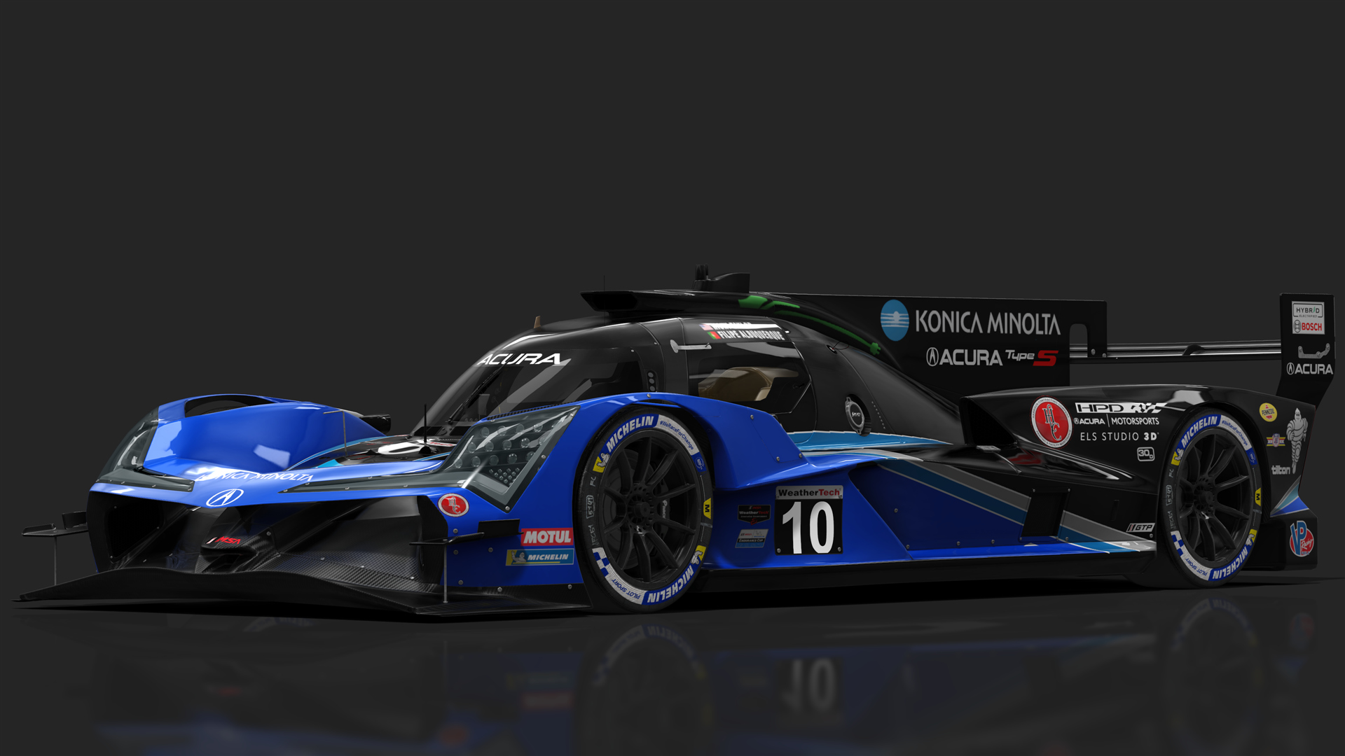 TRR LMDh Acura ARX-06, skin 2023 Wayne Taylor Racing #10
