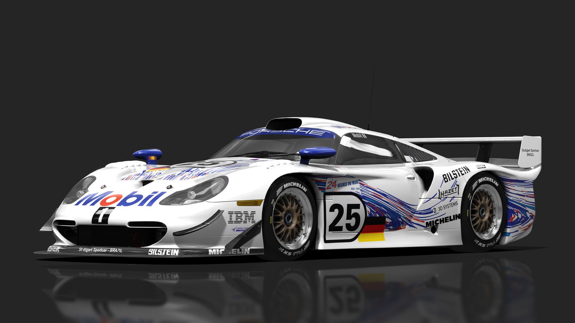 GT1 Porsche 911 GT1 1997 (FIAGT), skin 1997_Le_Mans24h_25