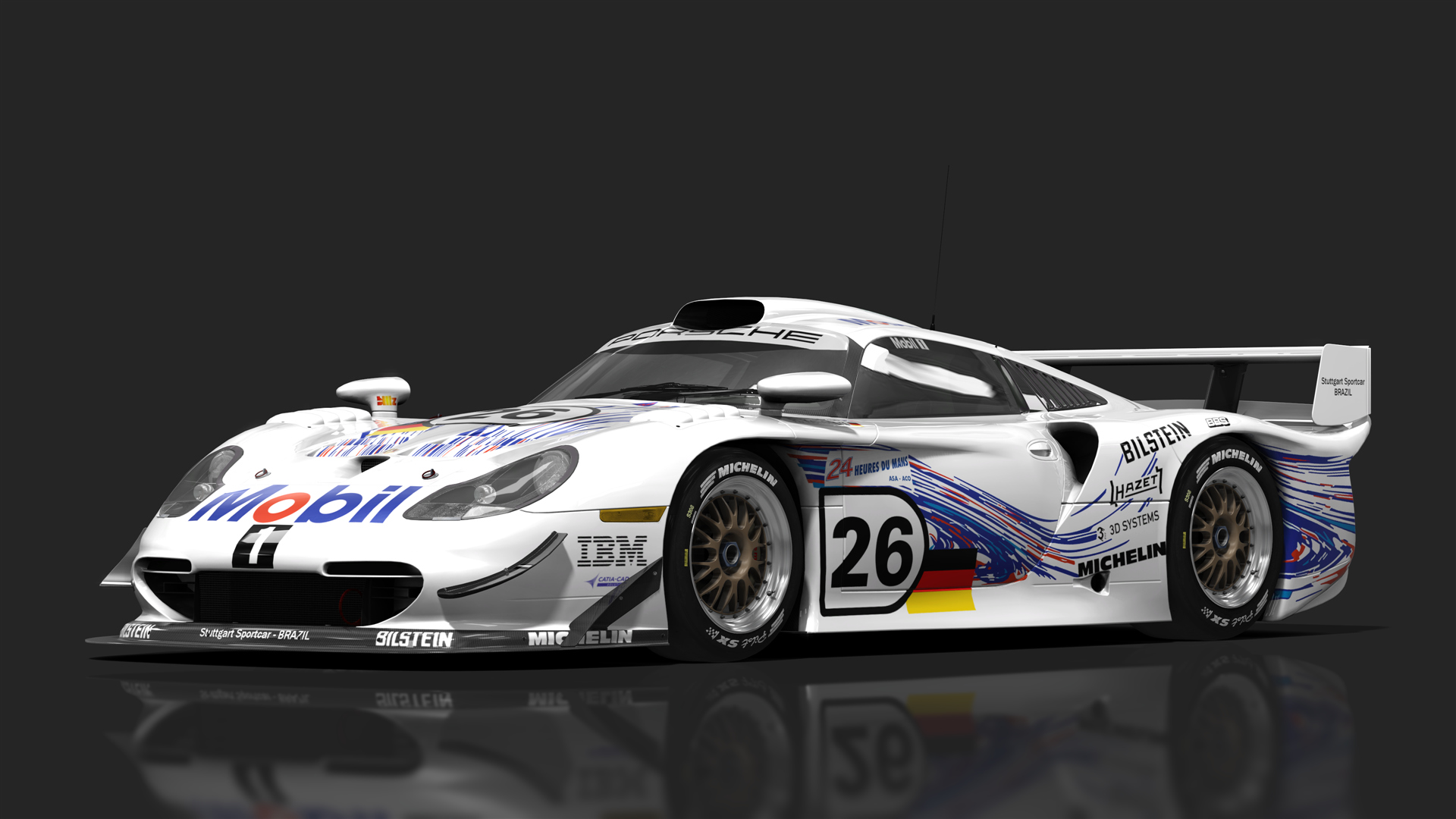 GT1 Porsche 911 GT1 1997 (FIAGT), skin 1997_Le_Mans24h_26