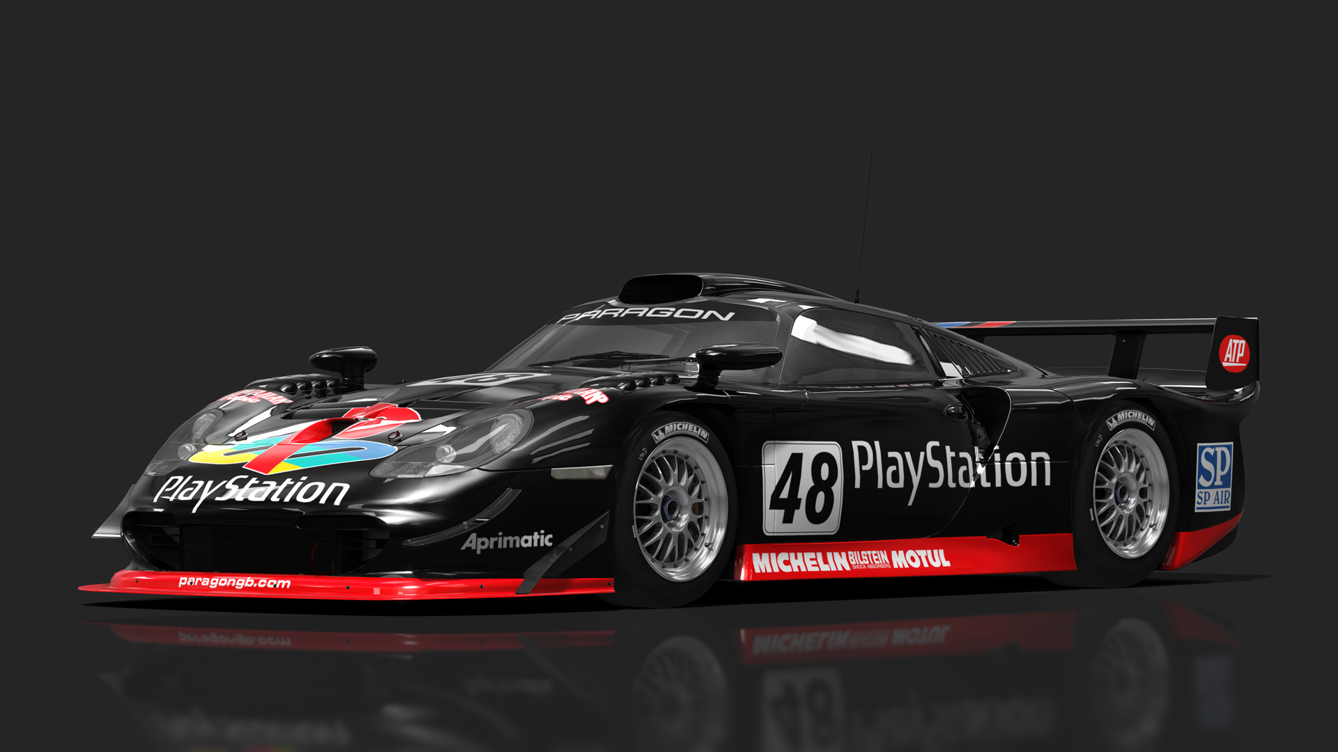 GT1 Porsche 911 GT1 1997 (FIAGT), skin Paragon
