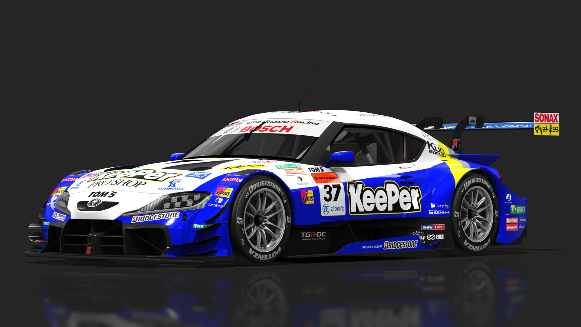 URD GT500 Toyota GR Supra GT500, skin 2021_37_KeePer_Tom's_GR