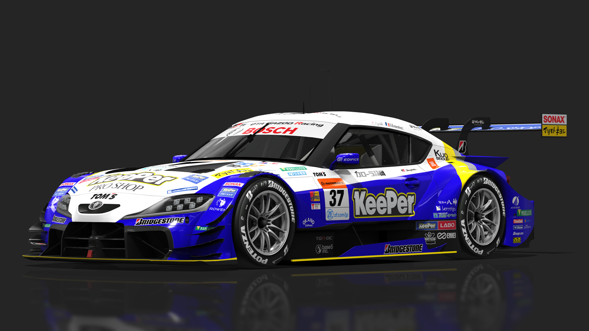 URD GT500 Toyota GR Supra GT500, skin 2021_37_TOM'S_KeePer