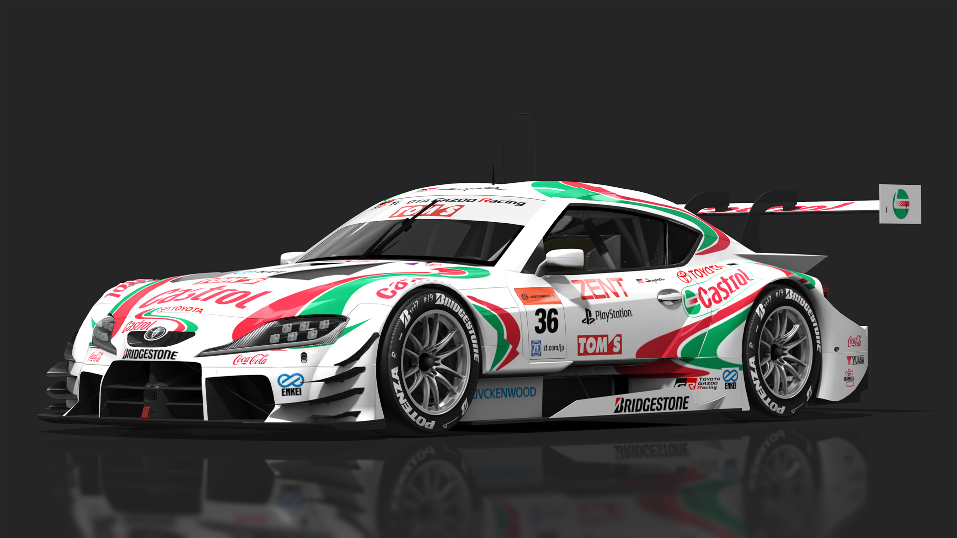 URD GT500 Toyota GR Supra GT500, skin 2021_Fictional_36_Castrol