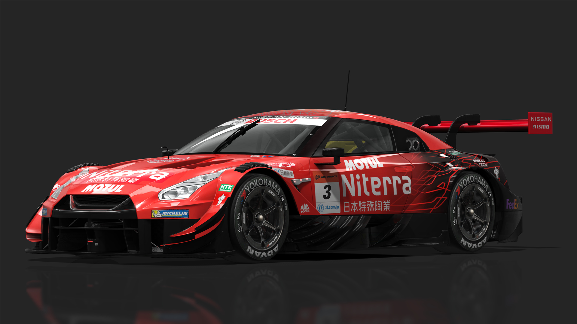 URD GT500 Nissan GT-R Nismo GT500, skin 2023 Niterra_Motul_#3