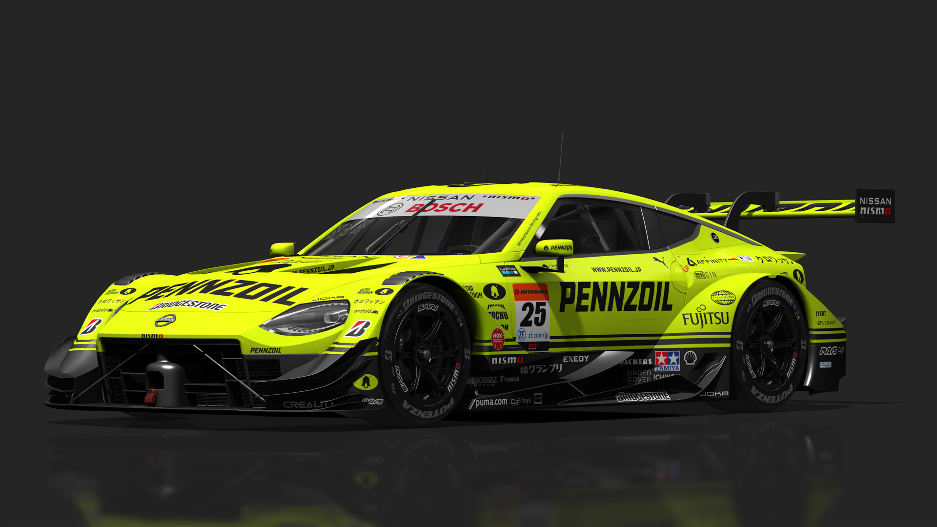 URD GT500 Nissan Nismo Z, skin 24_Pennzoil_#25_N
