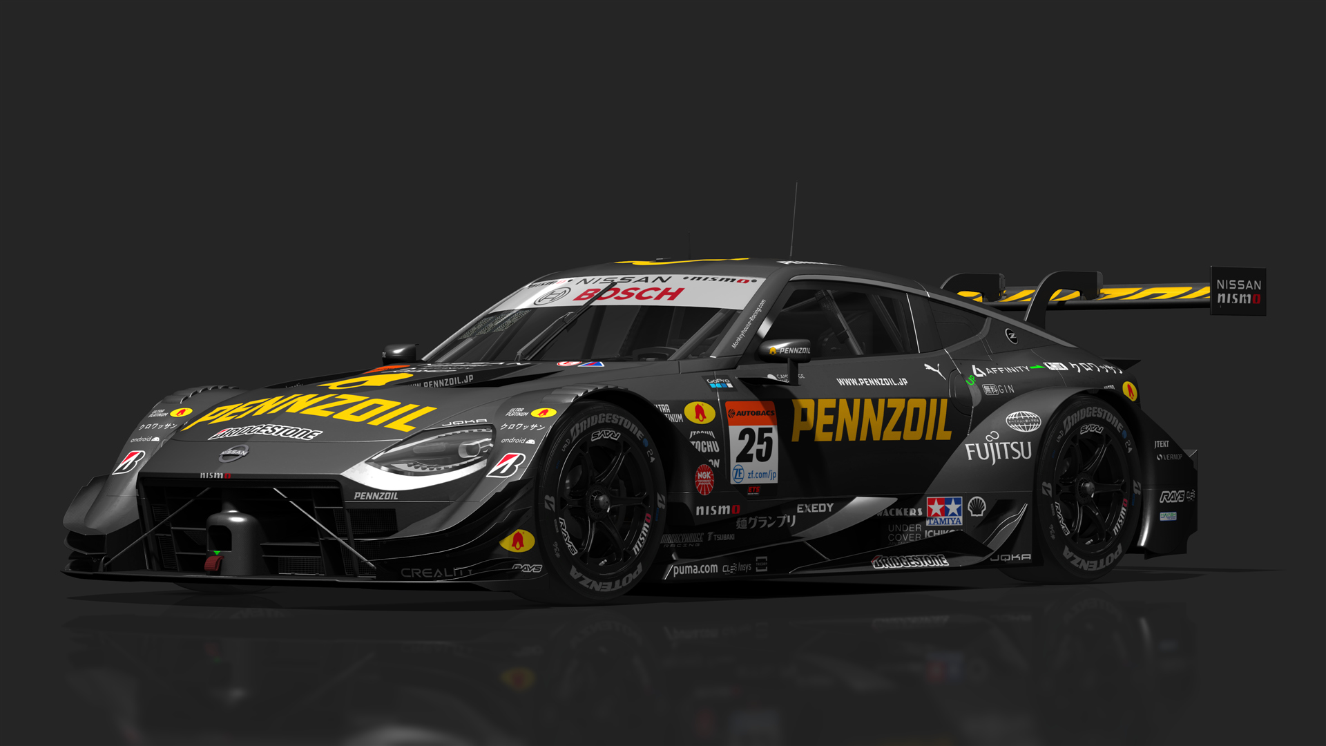 URD GT500 Nissan Nismo Z, skin 24_Pennzoil_#25_T