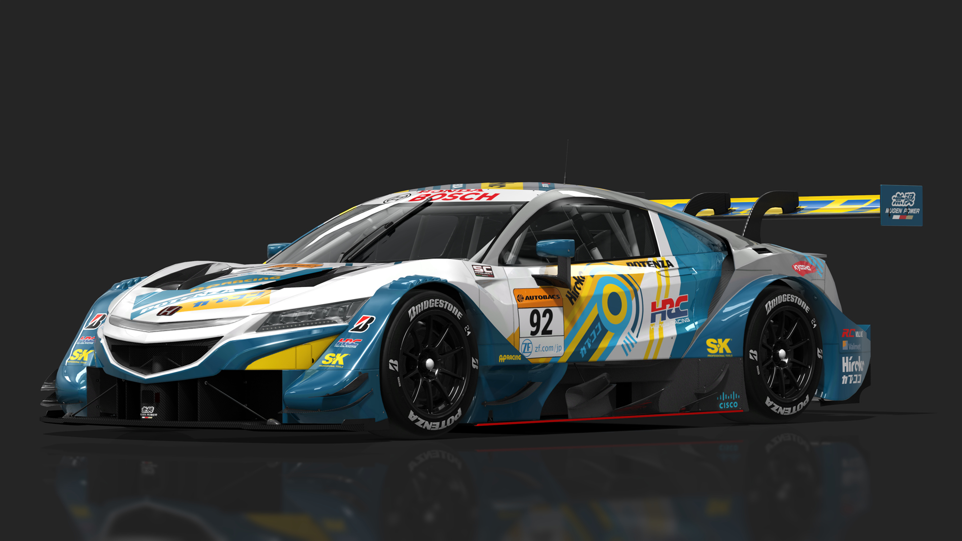 URD GT500 Honda NSX-GT, skin 2023_92_Team_Capcom
