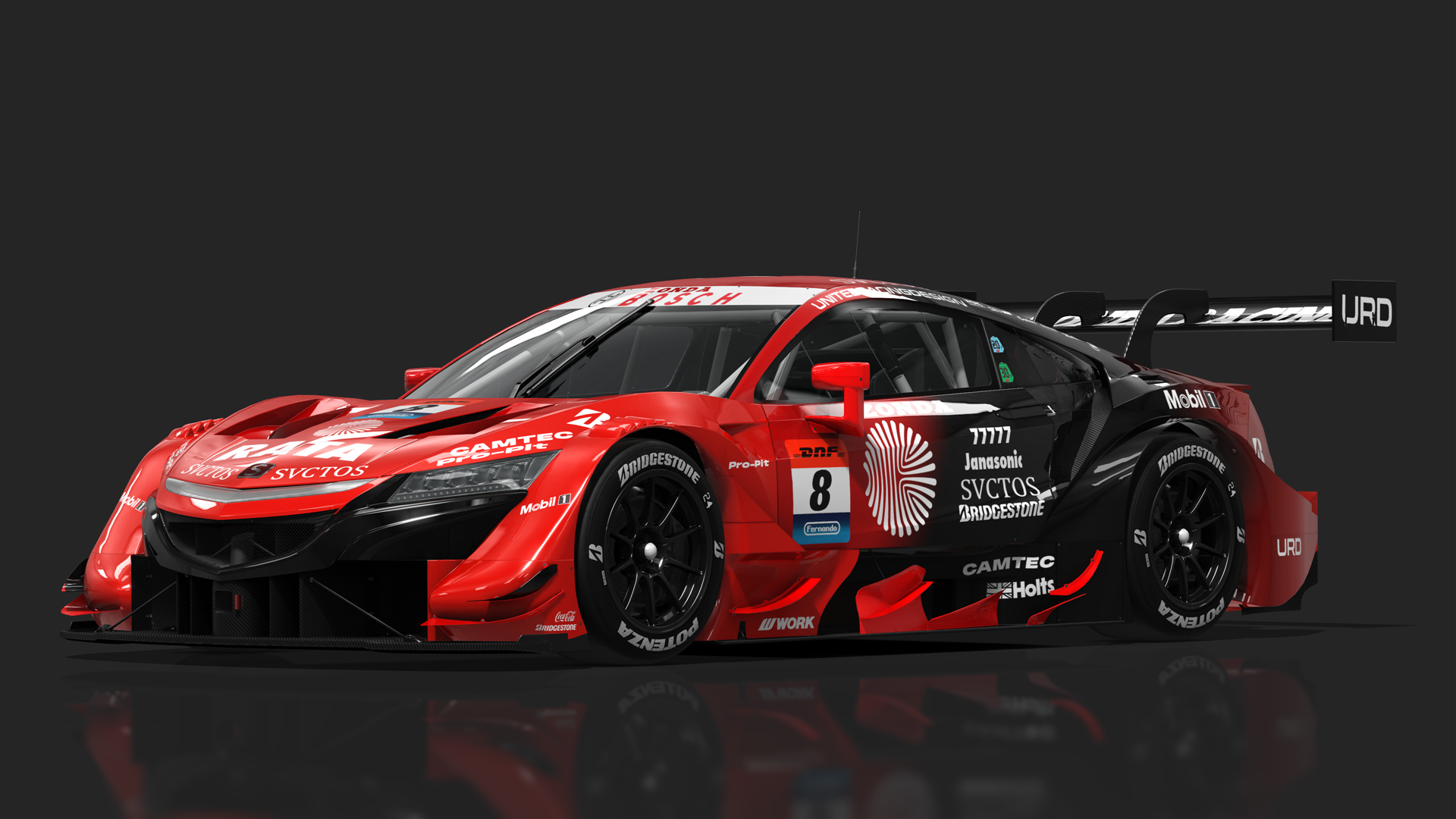 URD GT500 Honda NSX-GT, skin Rata SNX #8