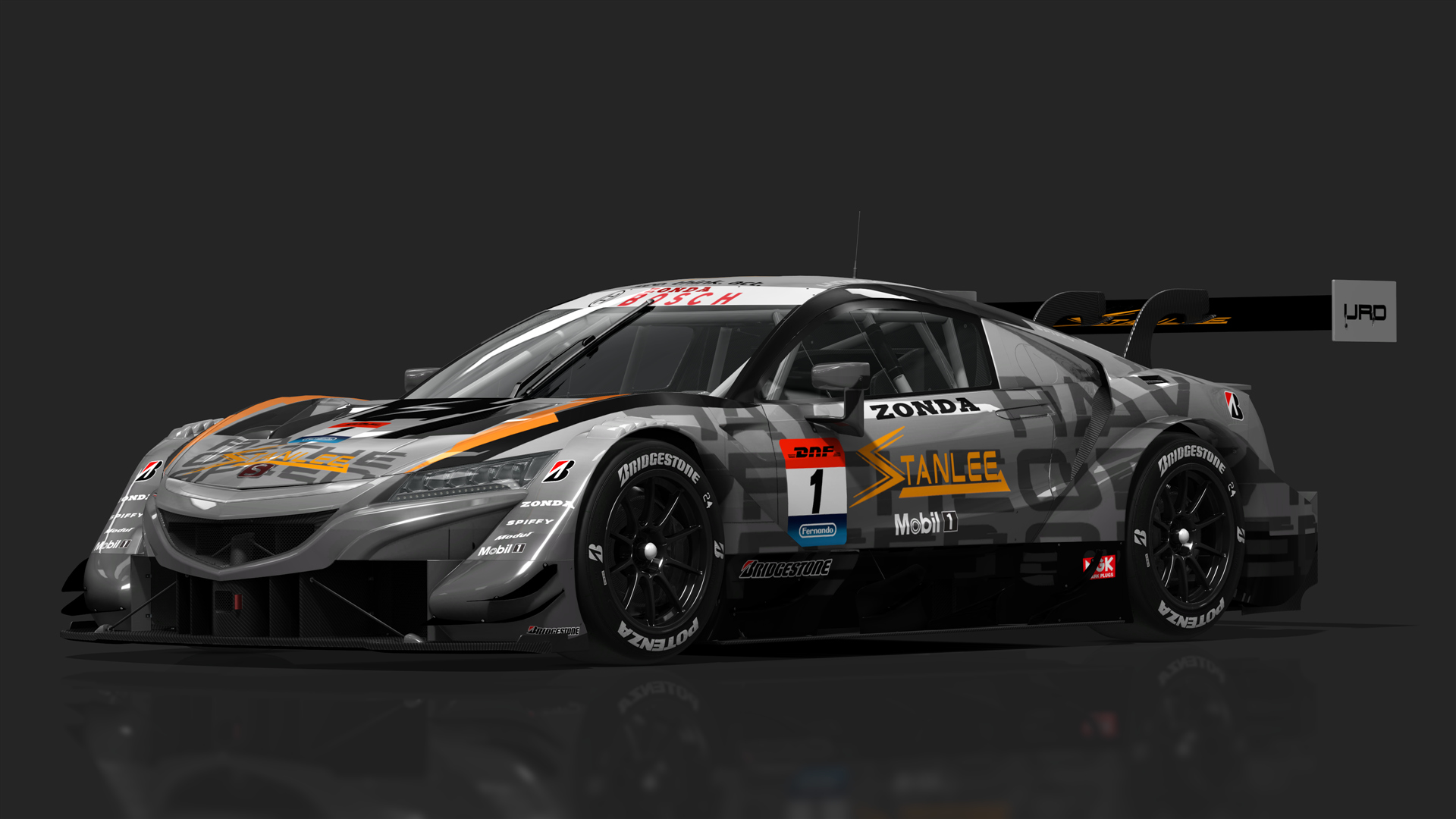 URD GT500 Honda NSX-GT, skin Stanlee SNX #1