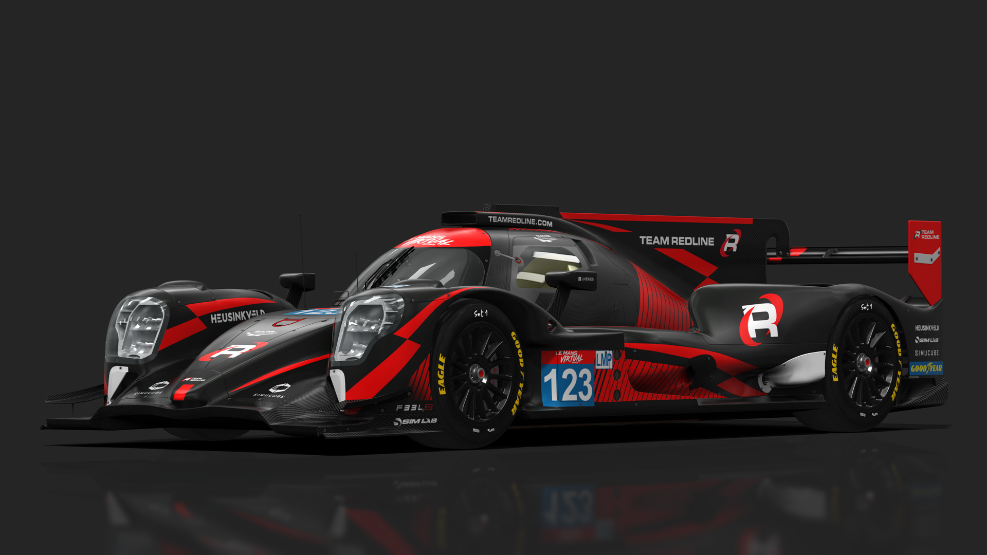URD LMP2 Oreca 07 2021, skin 2022_LMVS_#123_Team_Redline