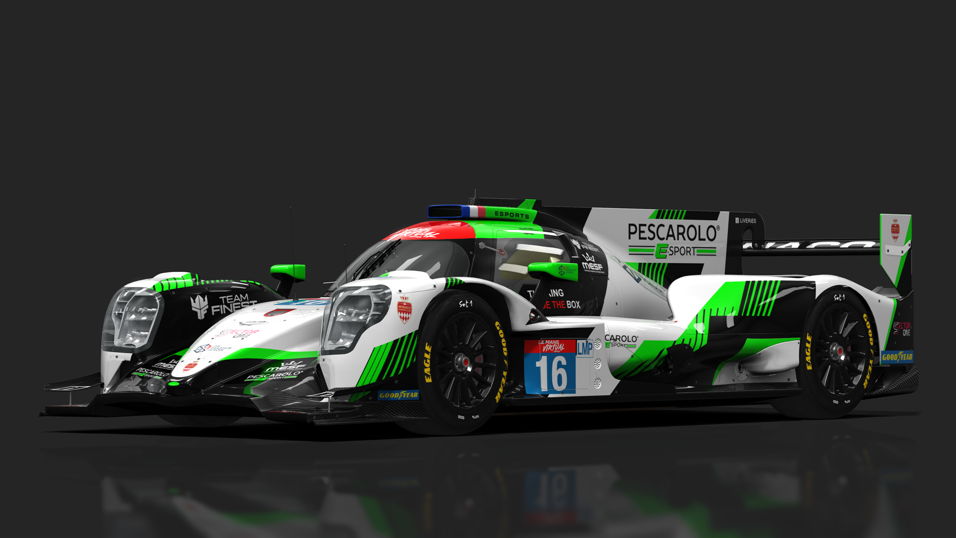 URD LMP2 Oreca 07 2021, skin 2022_LMVS_#16_Pescarolo_Esport_Monaco