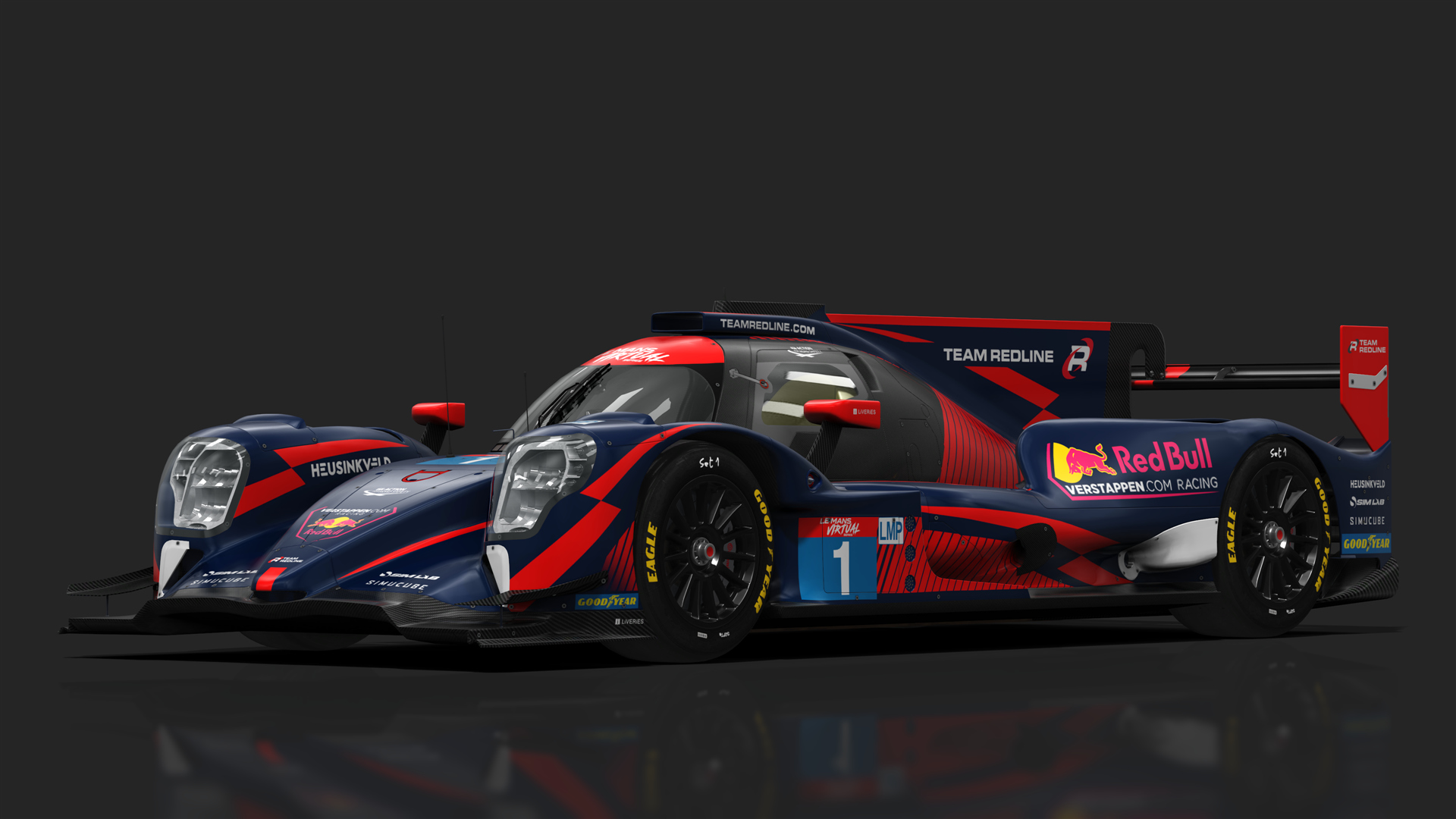 URD LMP2 Oreca 07 2021, skin 2022_LMVS_#1_Team_Redline