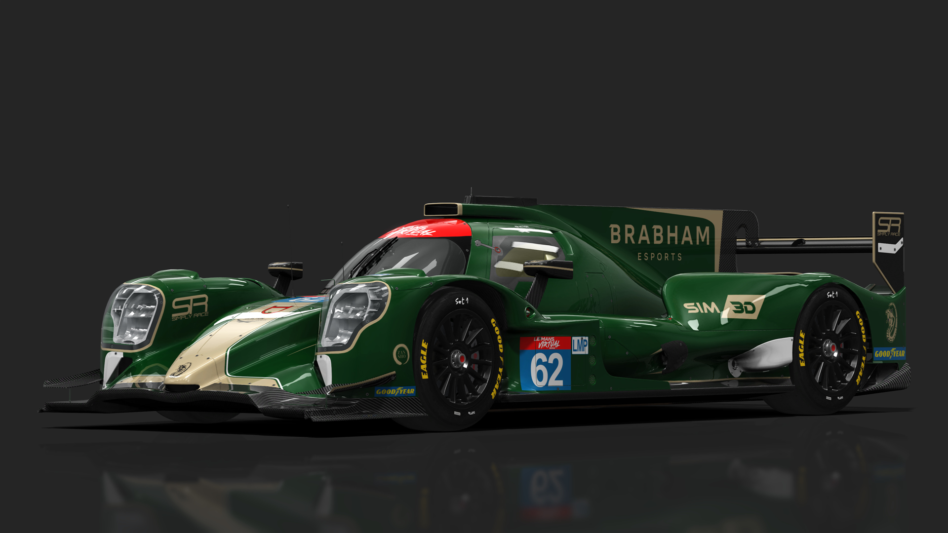 URD LMP2 Oreca 07 2021, skin 2022_LMVS_#62_Brabham_Esport