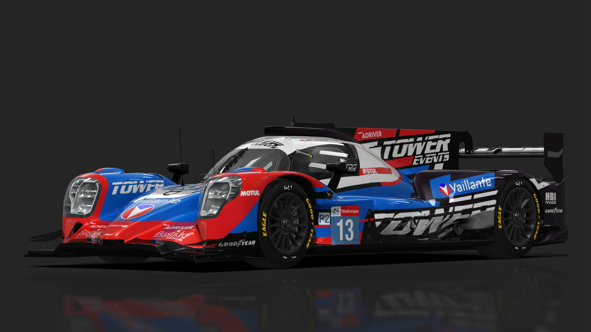 URD LMP2 Oreca 07 2021, skin 2023 Tower Events LM 13