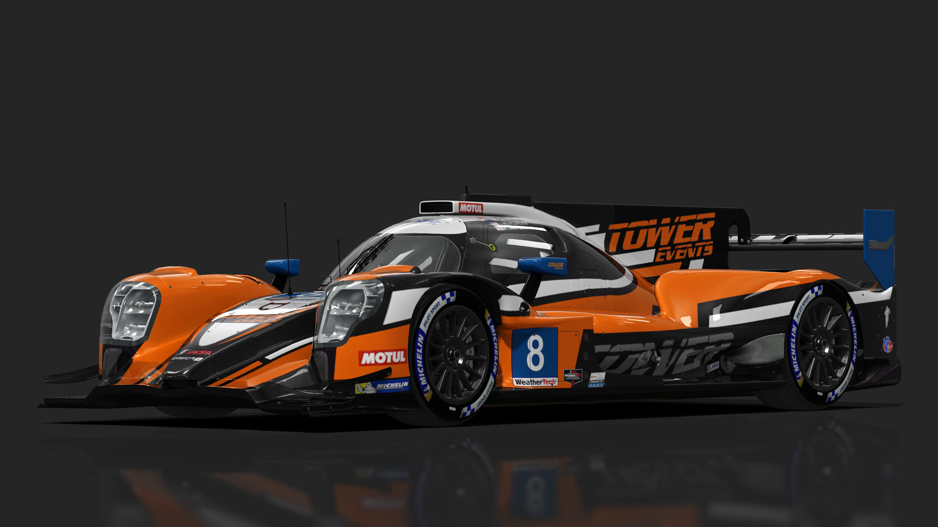 URD LMP2 Oreca 07 2021, skin 2023 Tower Motorsport IMSA 8