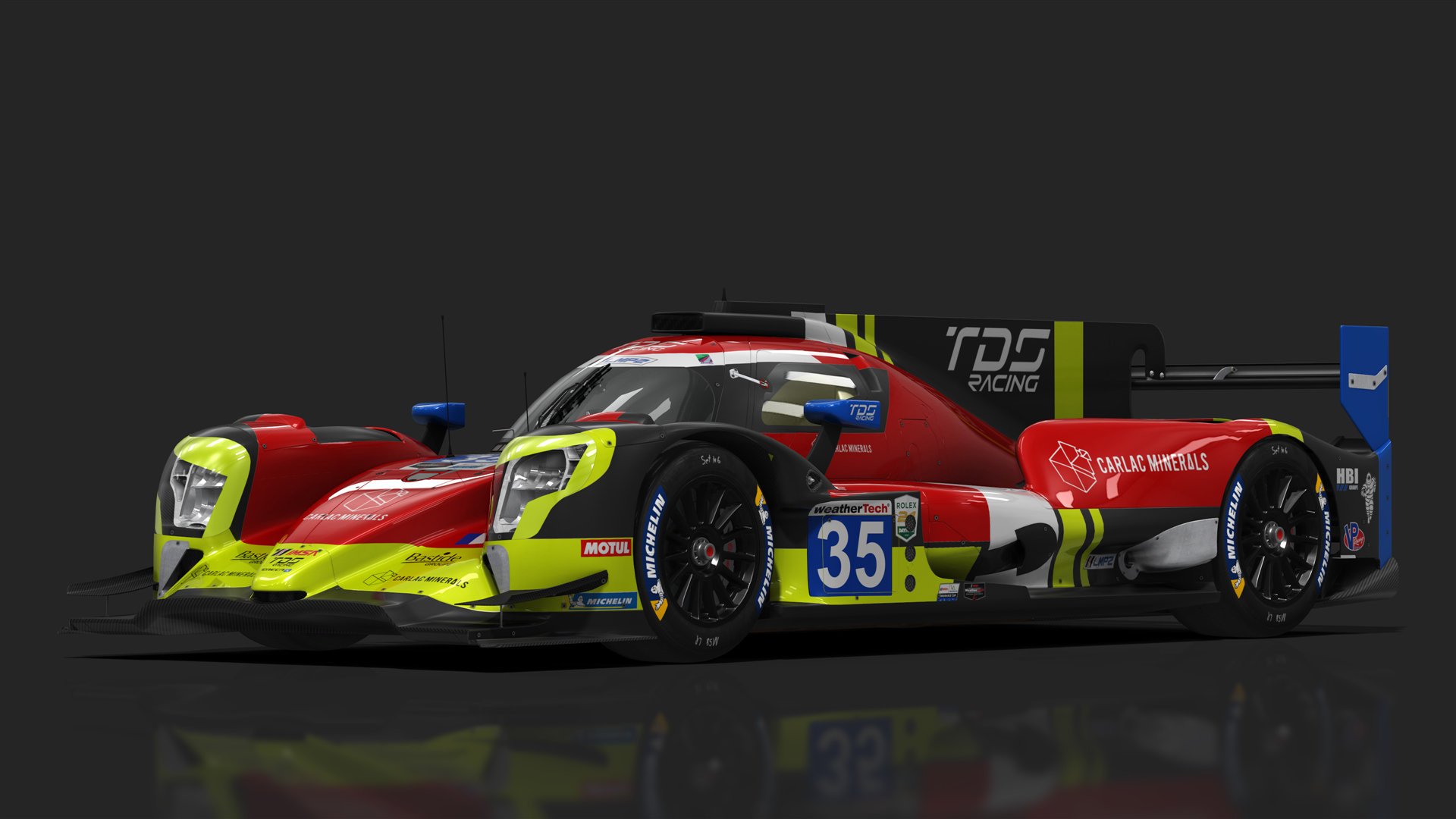 URD LMP2 Oreca 07 2021, skin 2023_IMSA_TDSRacing