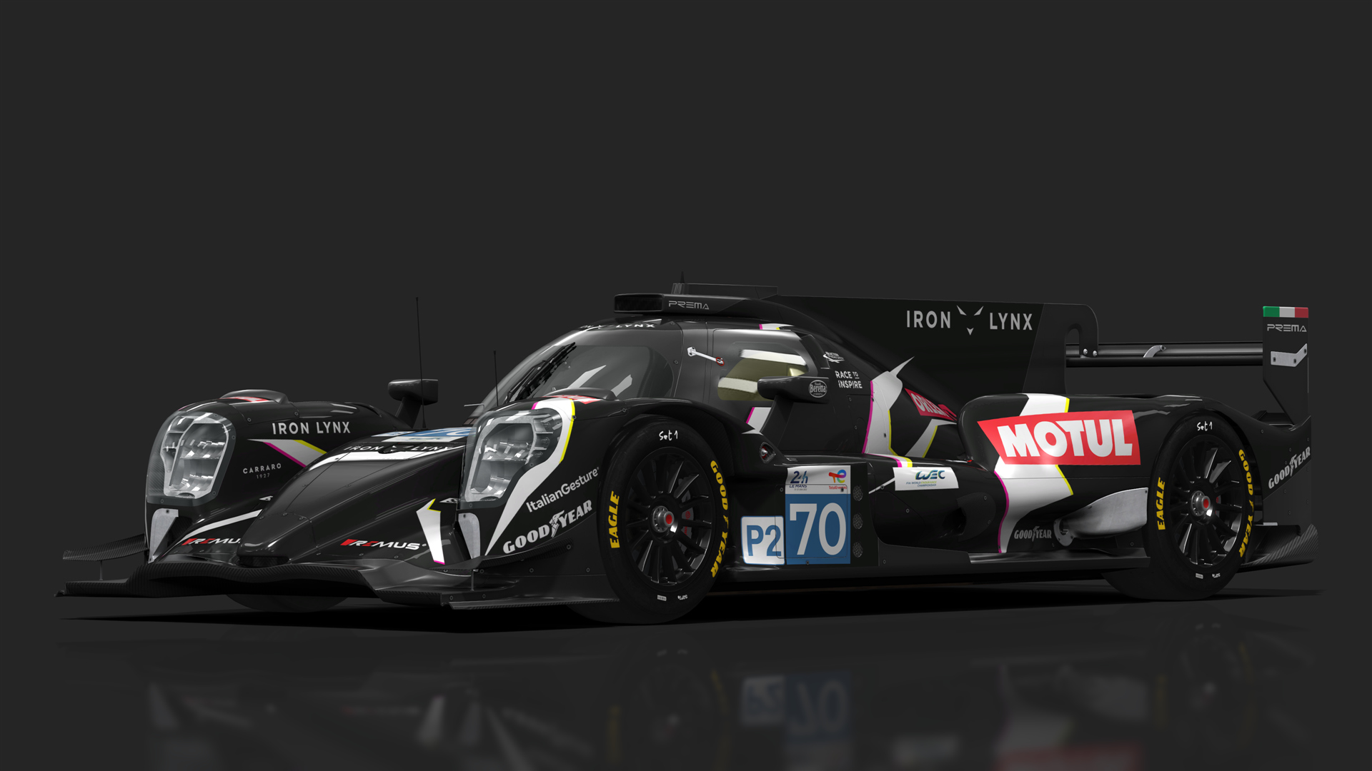 URD LMP2 Oreca 07 2021, skin 2023_LeMans_70_IronLynx