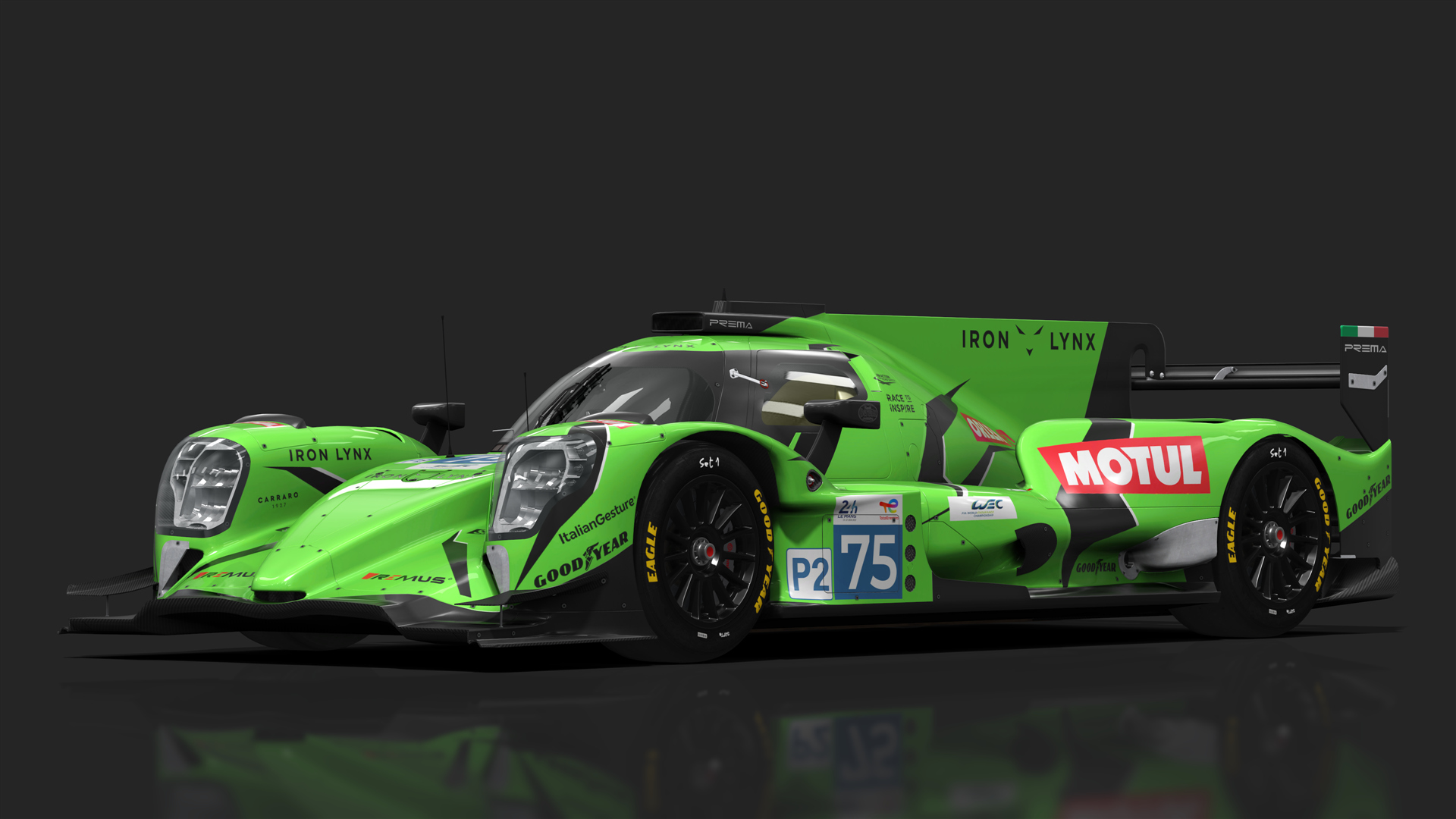 URD LMP2 Oreca 07 2021, skin 2023_LeMans_75_IronLynx