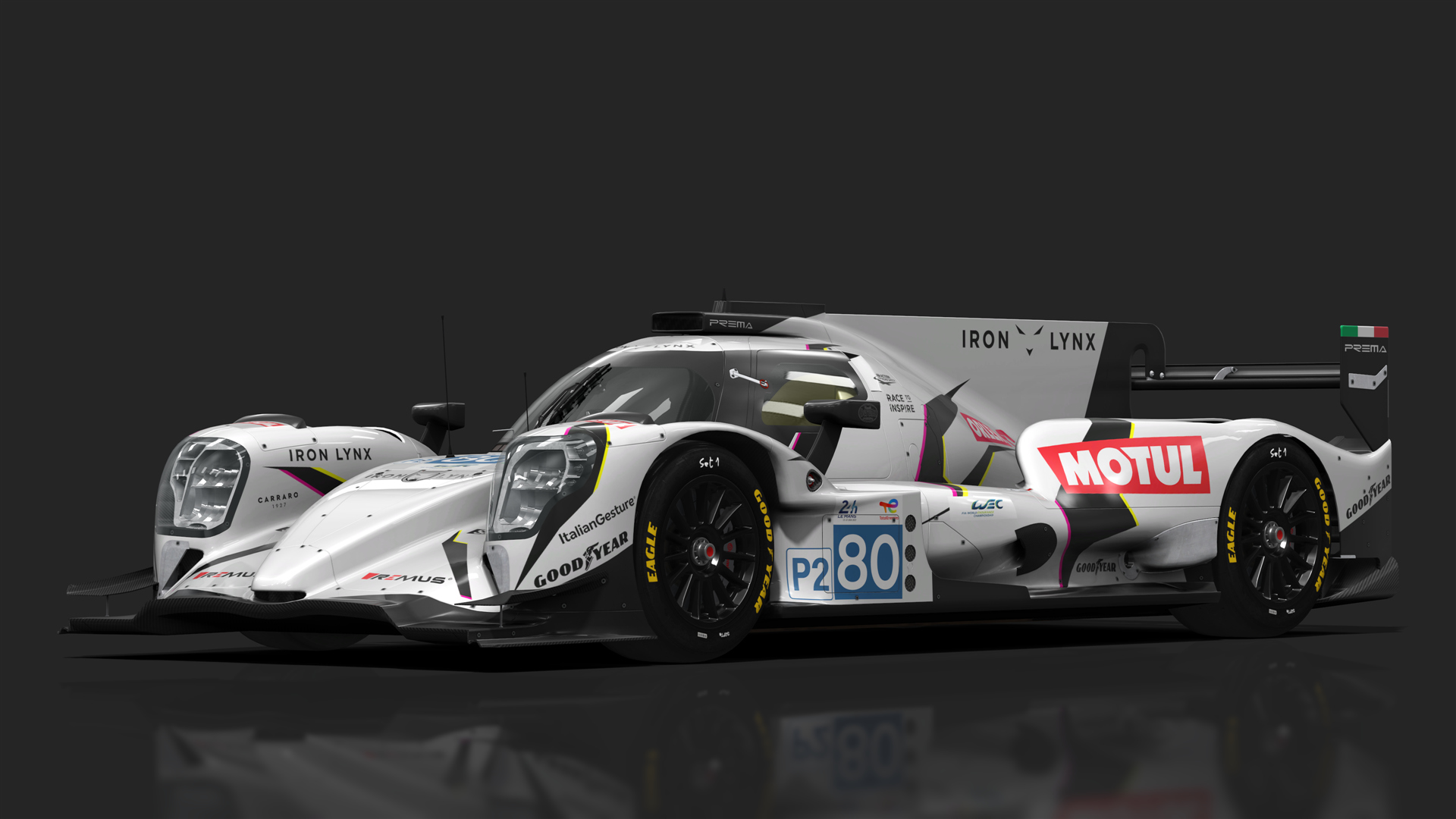 URD LMP2 Oreca 07 2021, skin 2023_LeMans_80_IronLynx