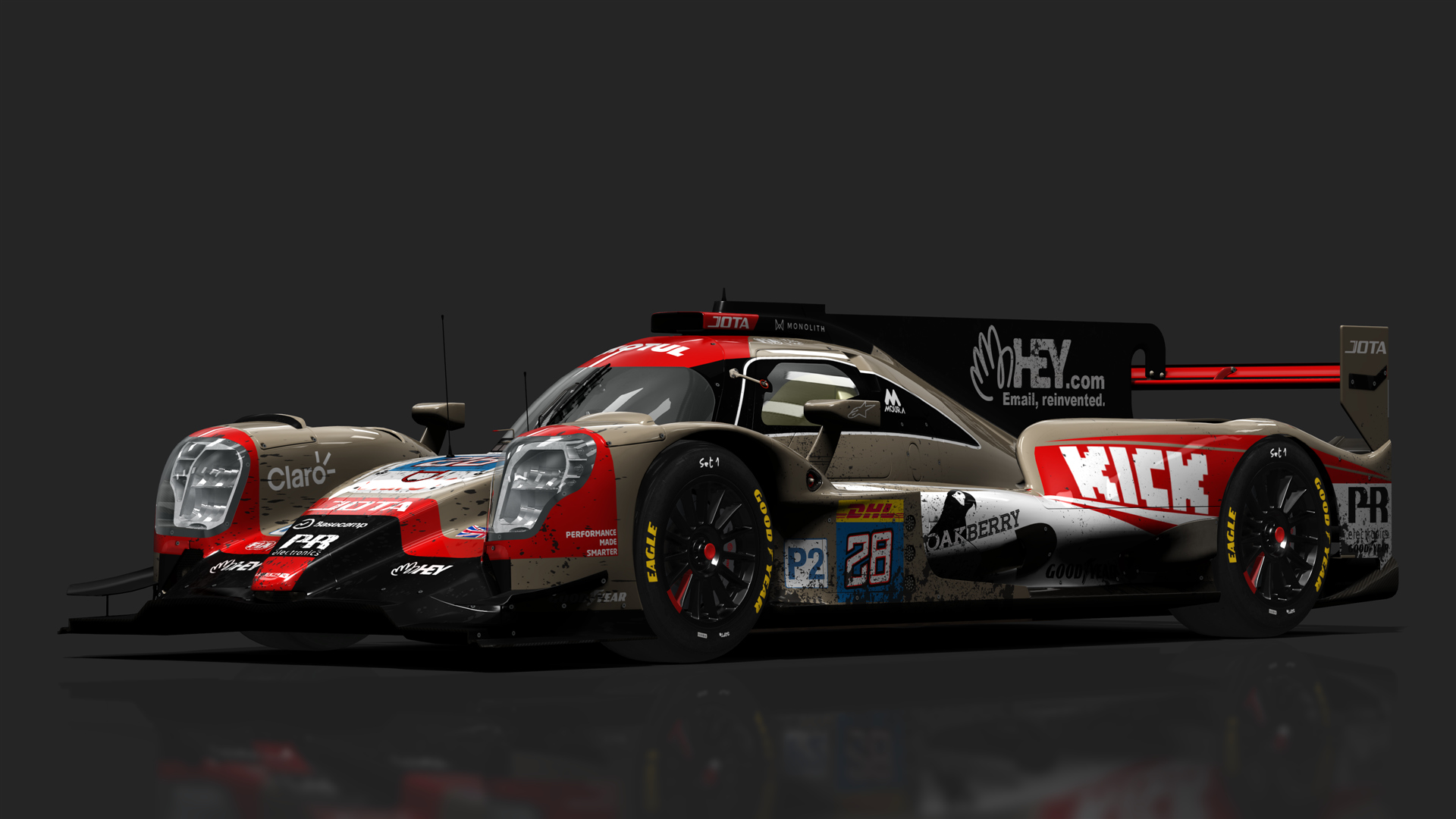 URD LMP2 Oreca 07 2021, skin 2023_WEC_28_Hertz Team Jota Dirty