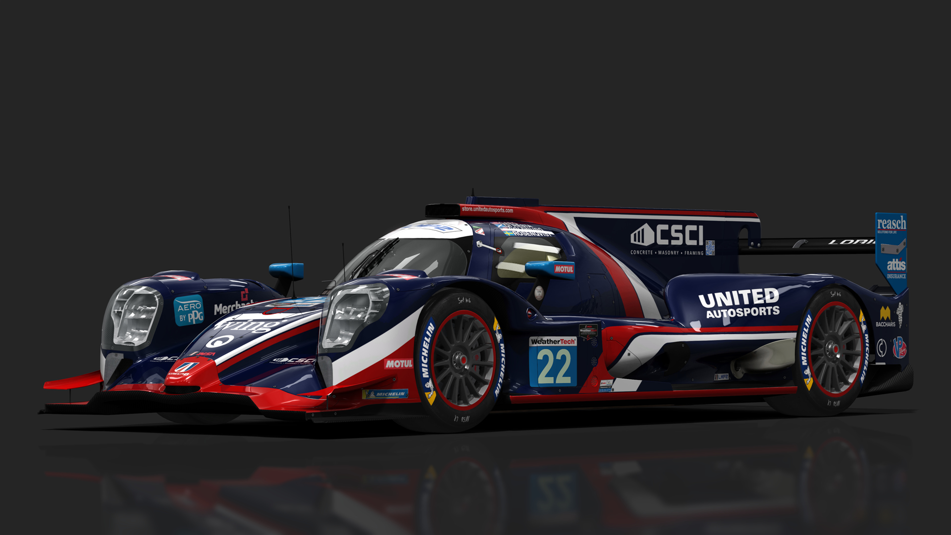 URD LMP2 Oreca 07 2021, skin 2024_IMSA_UnitedAutosports_22