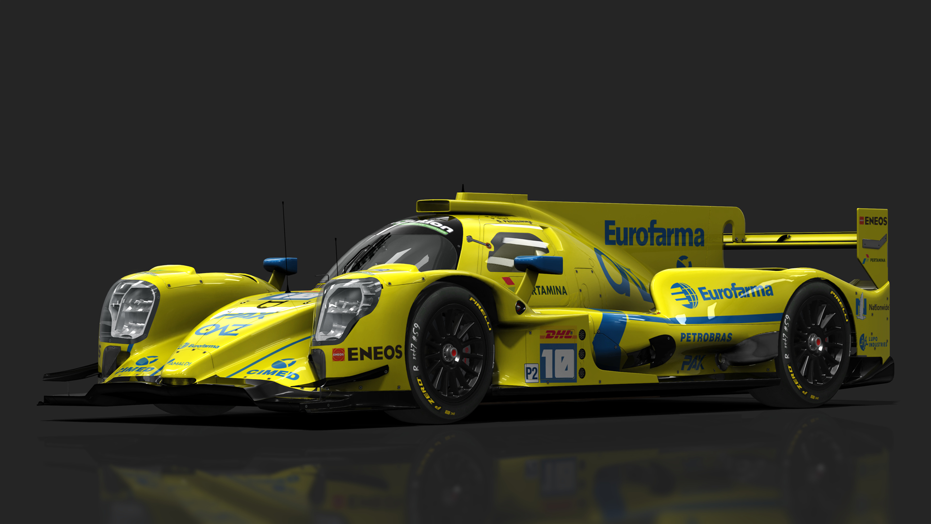 URD LMP2 Oreca 07 2021, skin Amazonia Engenharia 2