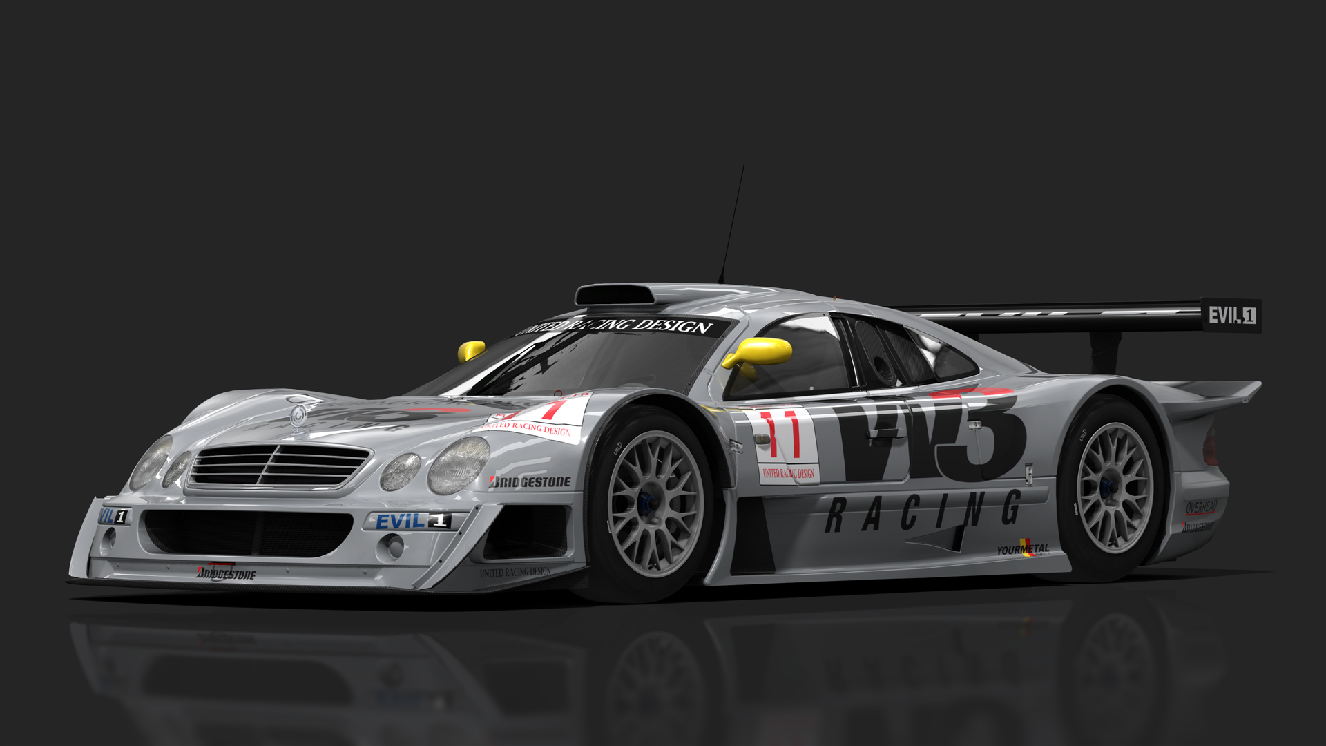 GT1 Mercedes CLK LM 1997 (FIAGT), skin 11