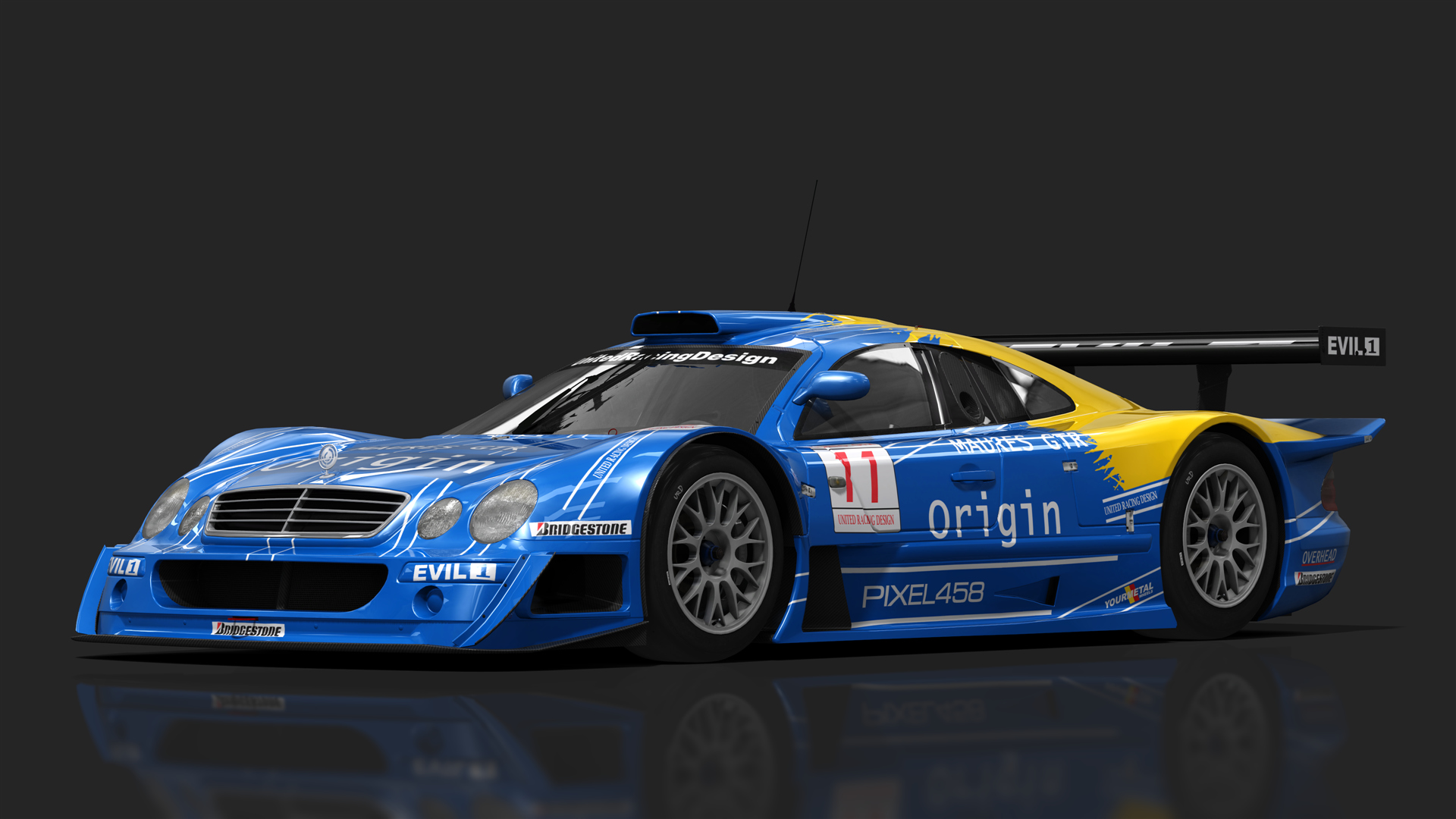 GT1 Mercedes CLK LM 1997 (FIAGT), skin 11_98