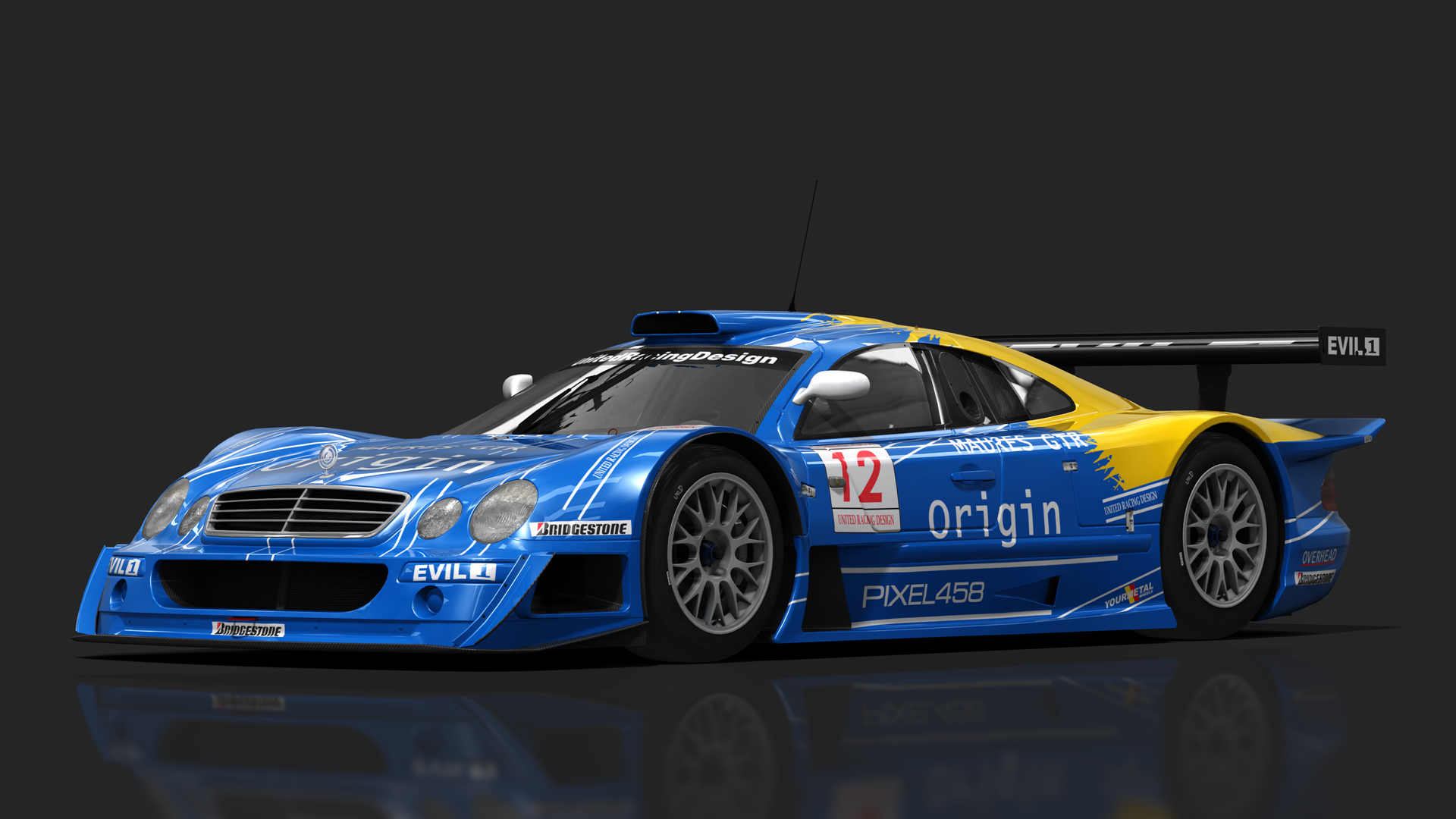 GT1 Mercedes CLK LM 1997 (FIAGT), skin 12_98