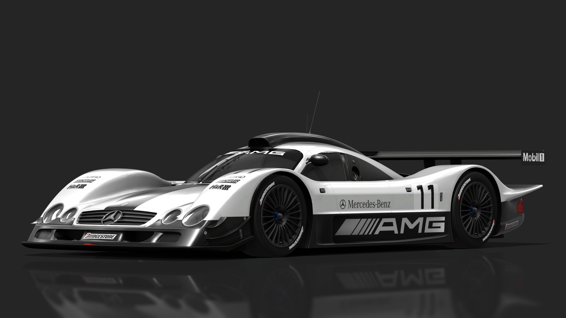 URD GT1 90s Mercedes-Benz CLR LM, skin AMG_CP_11