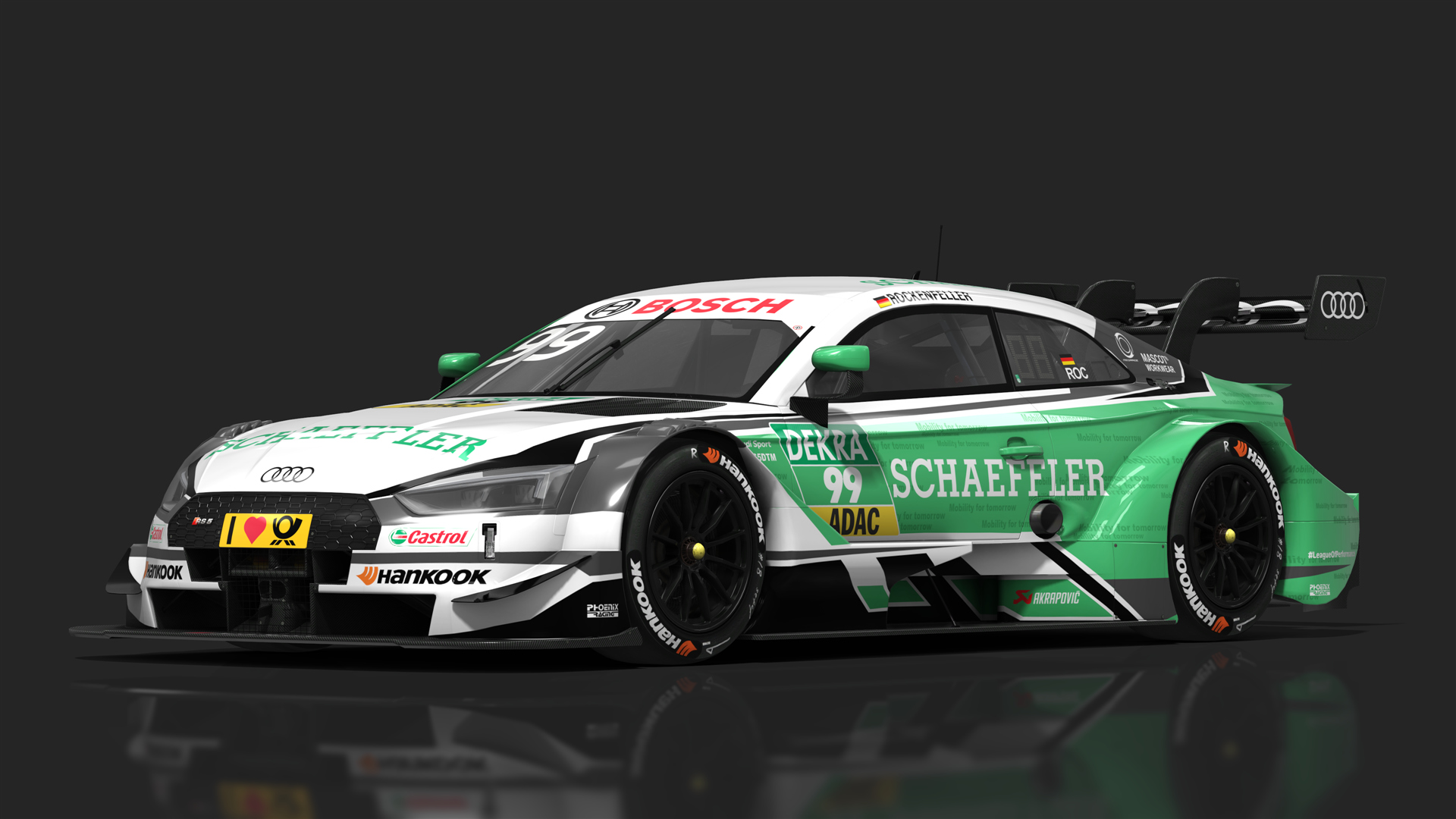 URD DTM 2018 Audi RS 5 DTM 2018, skin 2018_Rockenfeller_99