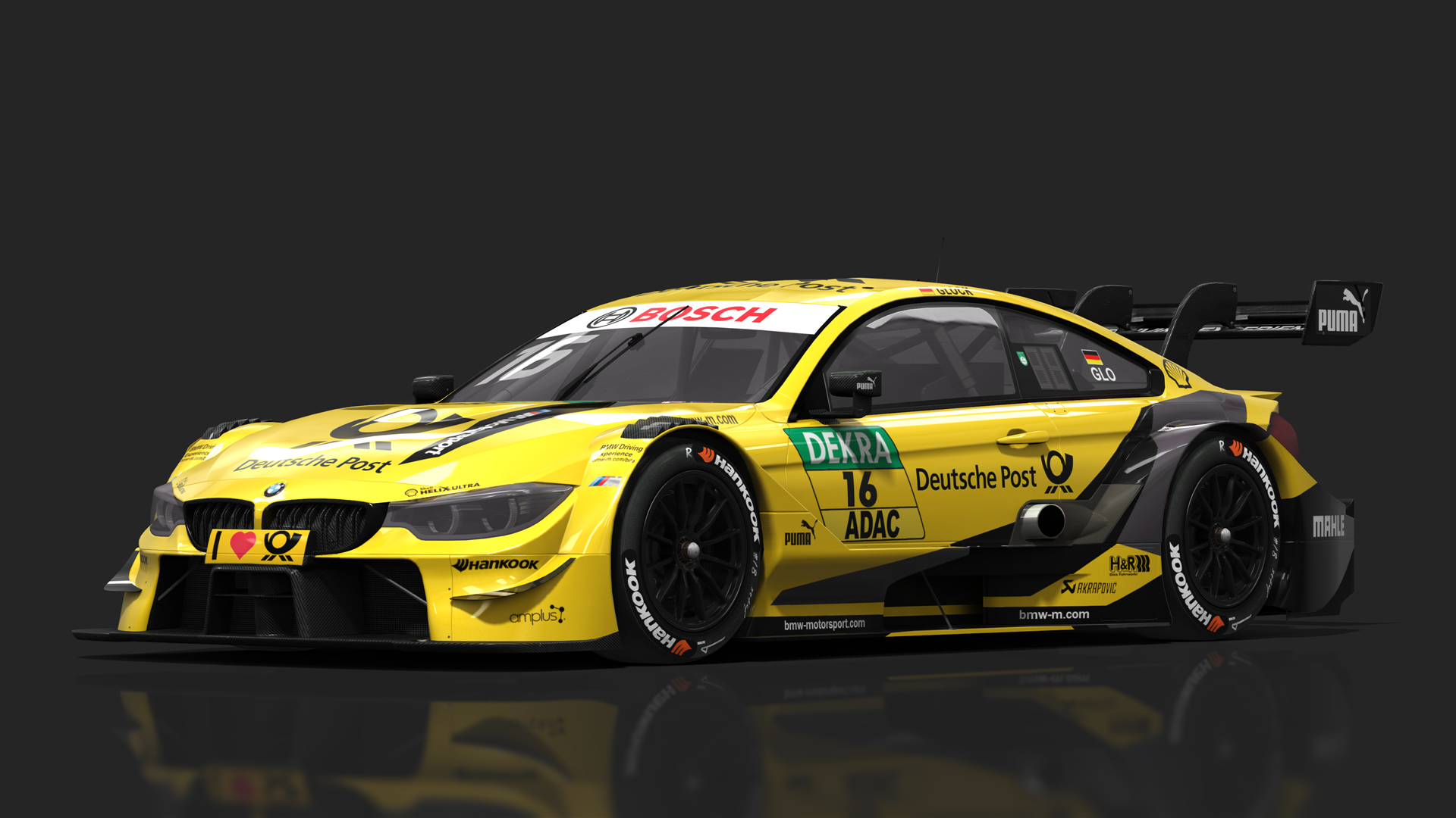URD DTM 2018 BMW M4 DTM 2018, skin 2018_Glock_16
