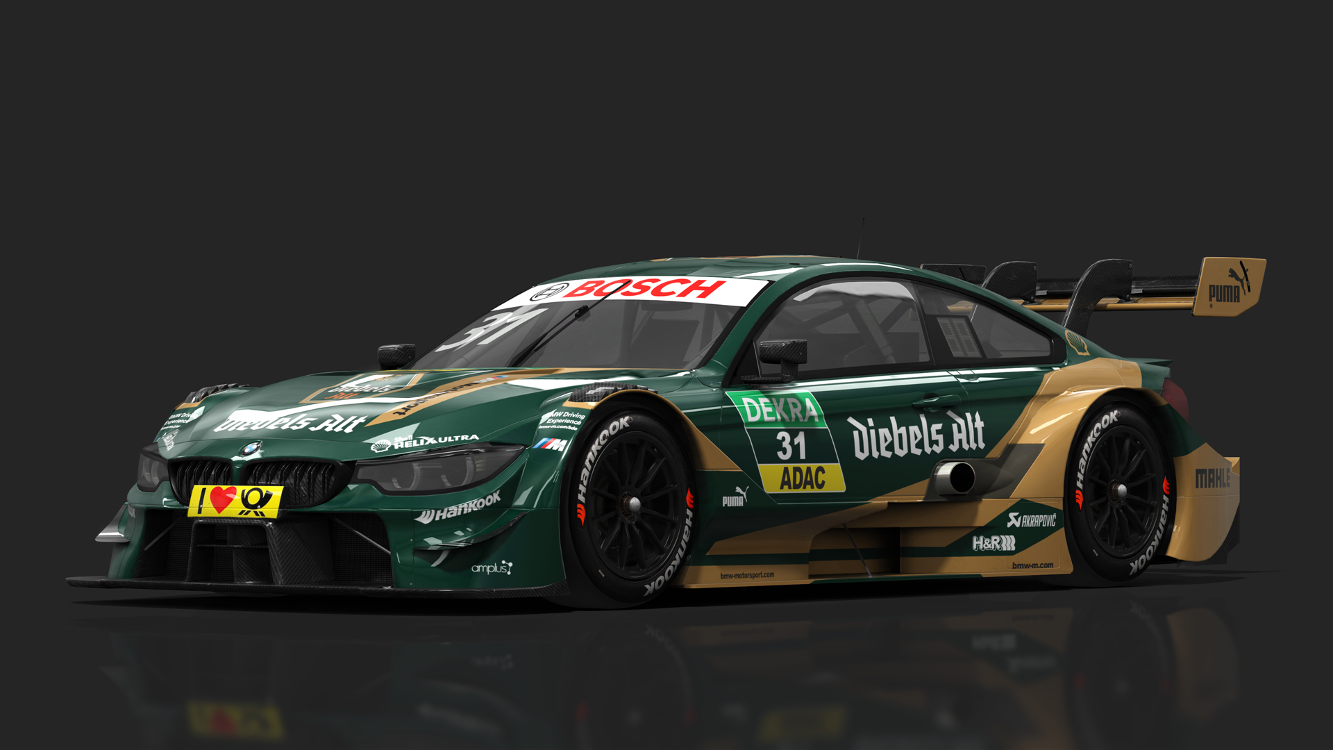 URD DTM 2018 BMW M4 DTM 2018, skin BMW_Diebels