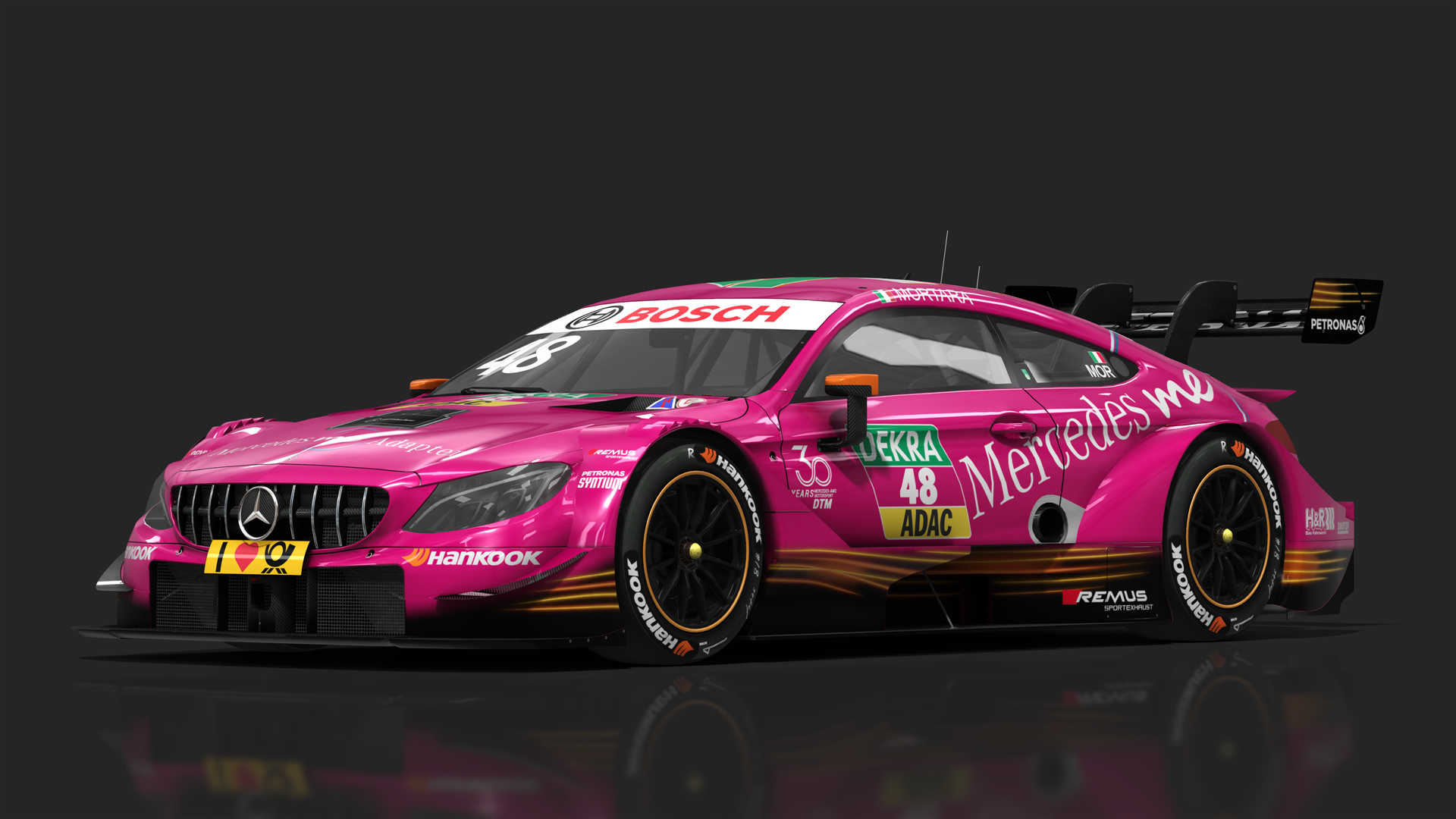 URD DTM 2018 Mercedes-AMG C 63, skin 2018_Mortara_BrandsHatch