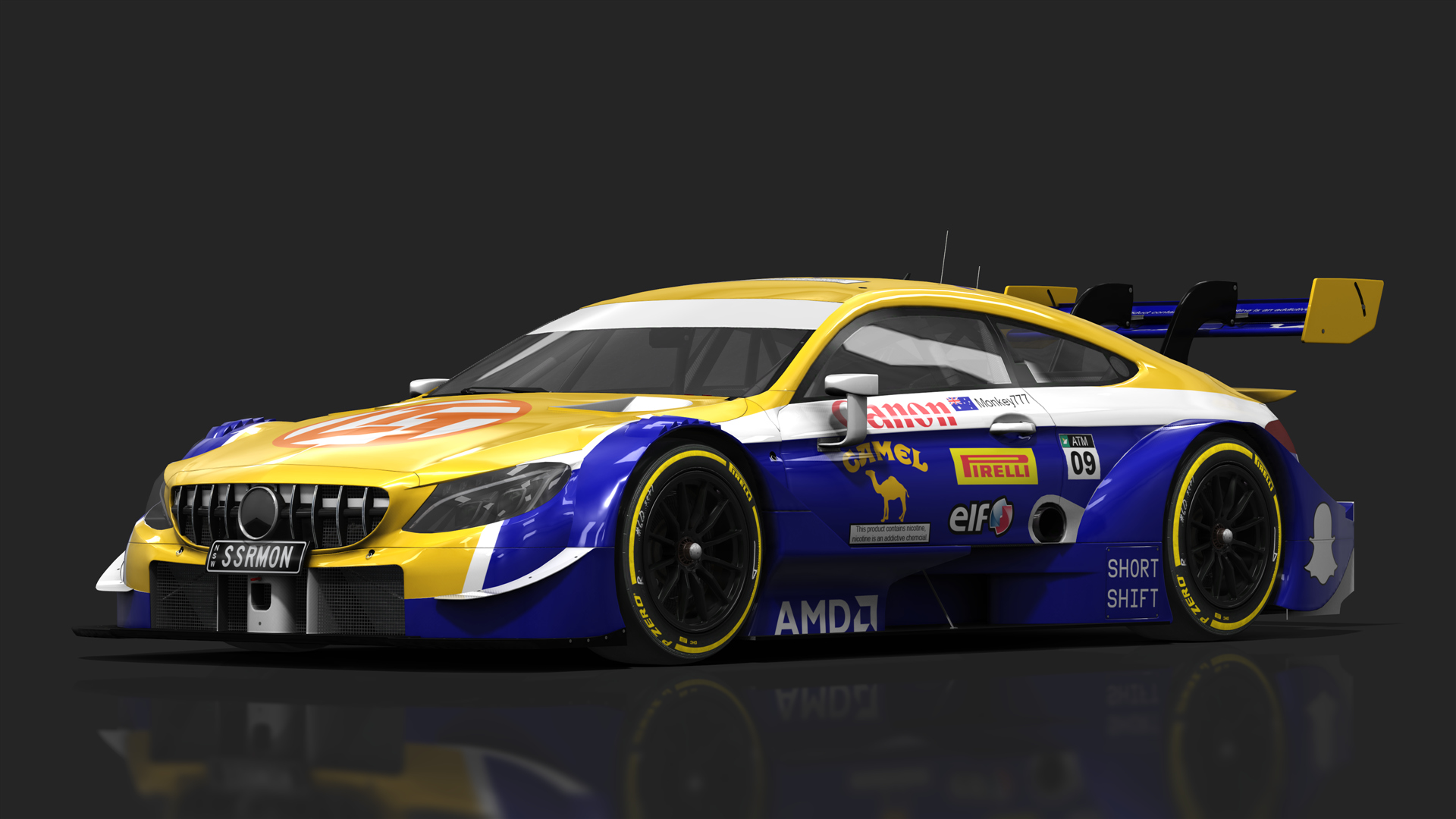 URD DTM 2018 Mercedes-AMG C 63, skin ShortshiftRacing_09