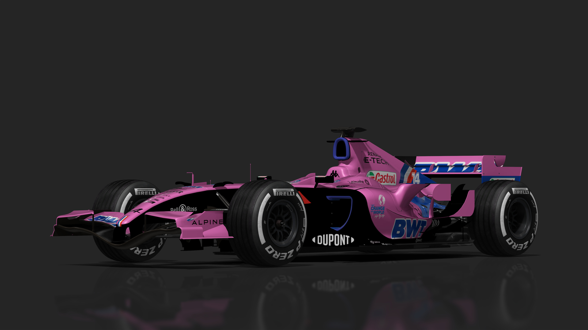 VRC F1 2005 Renault R25, skin 14_AlpinePink