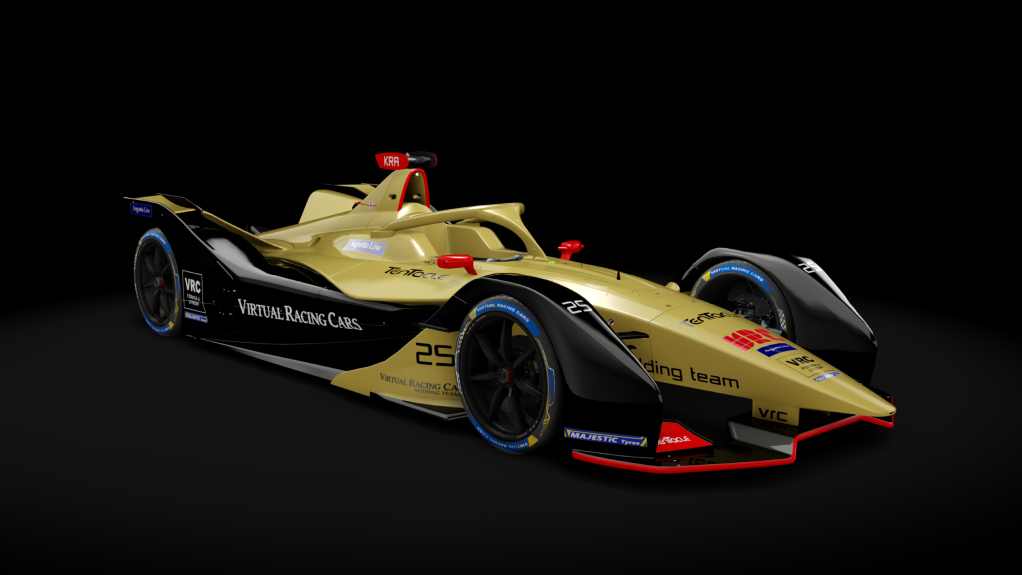 VRC Formula Lithium 2019 CapyCup Spec, skin TenTacle_Formula_Lithium_Team_25