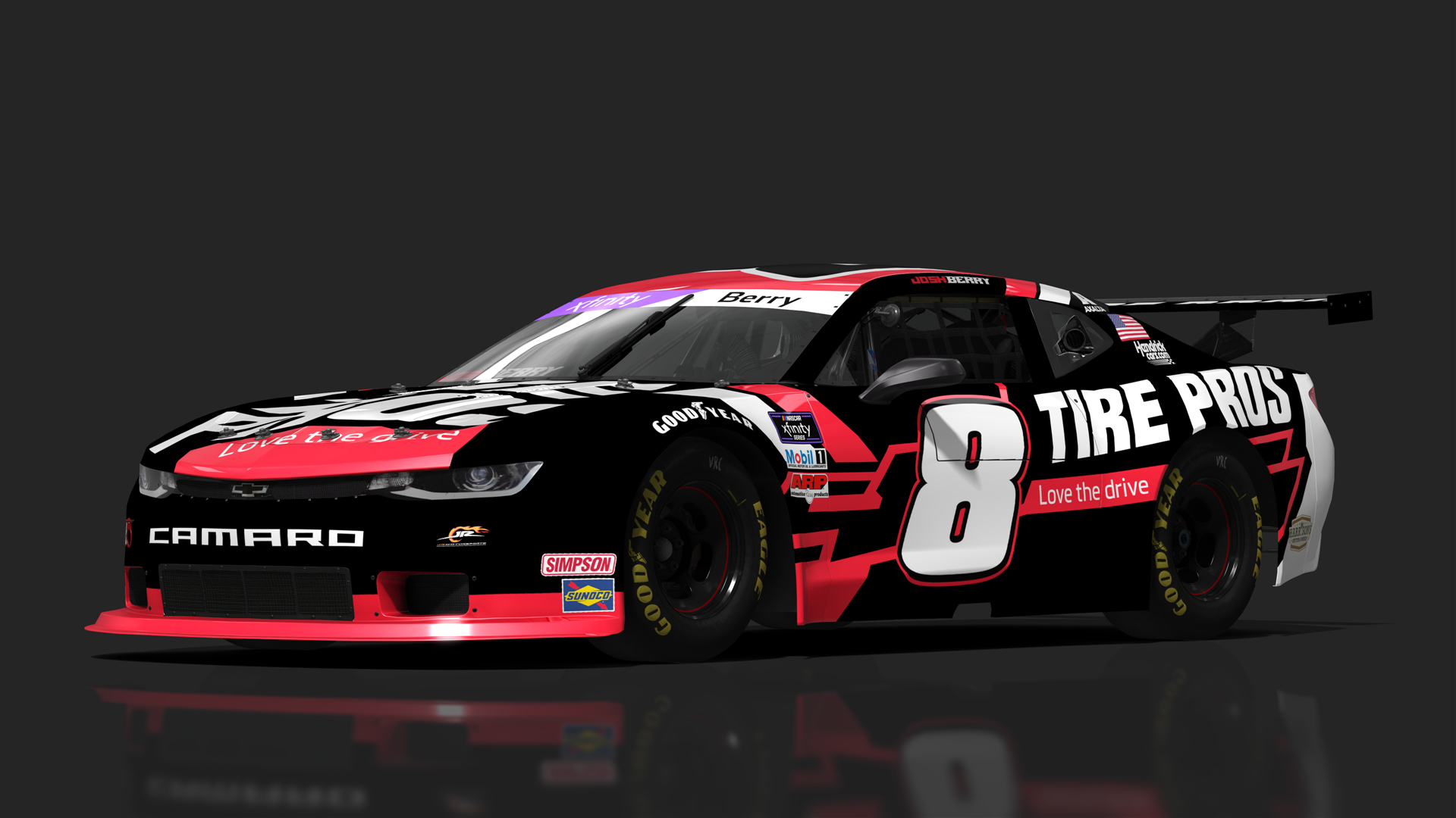 TA2 Chevrolet Camaro Gen6, skin Berry Tire Pro