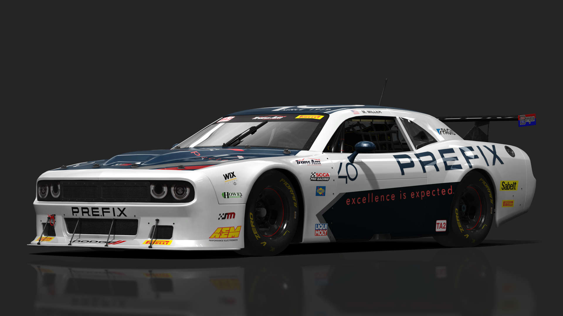 TA2 Dodge Challenger, skin 40-Prefix
