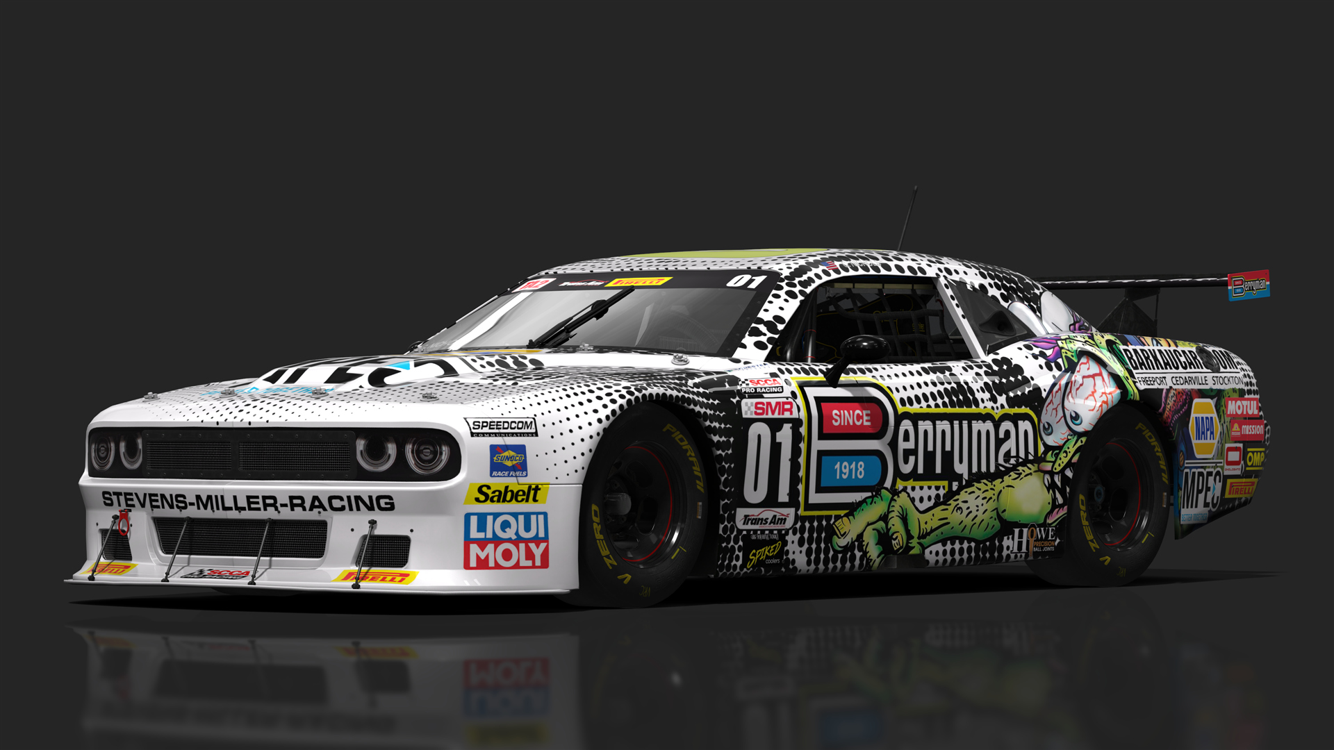 TA2 Dodge Challenger, skin BARKAU